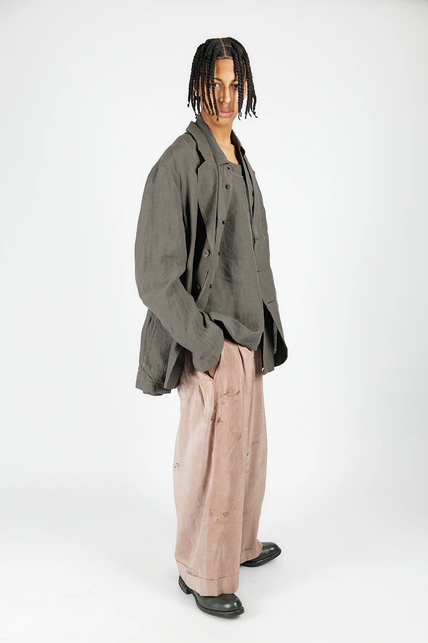3 Button Long Jacket - Image 2