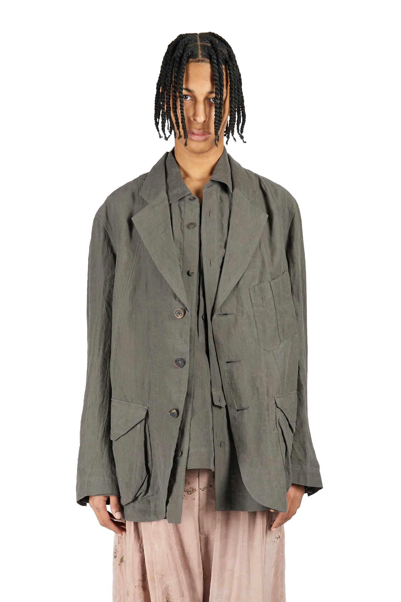 3 Button Long Jacket - Image 5