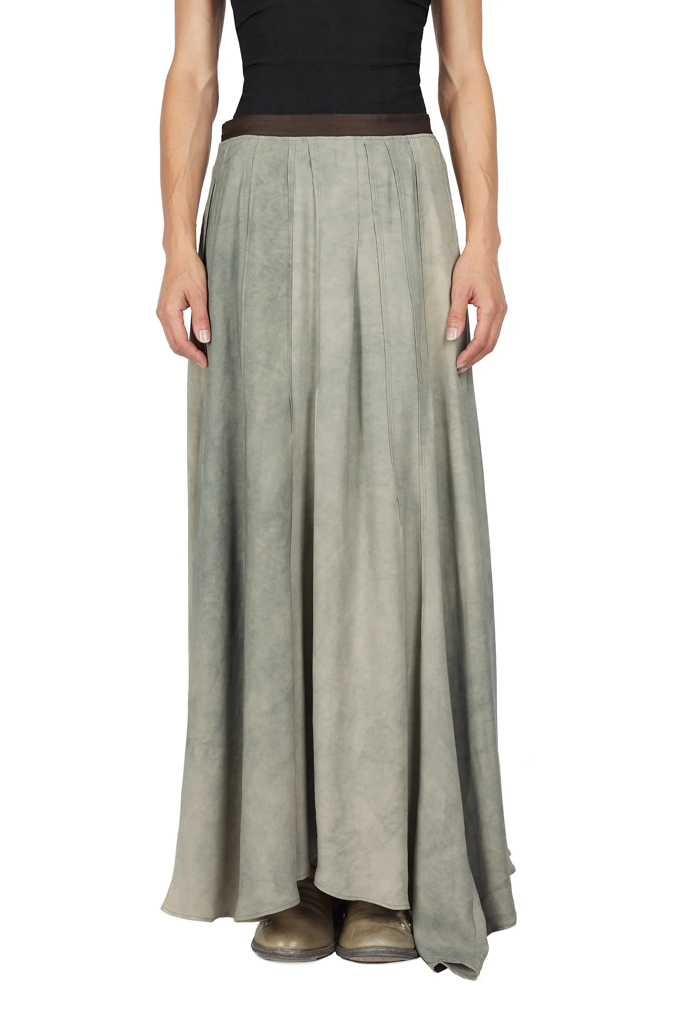 'A' Shape Large Hem Skirt