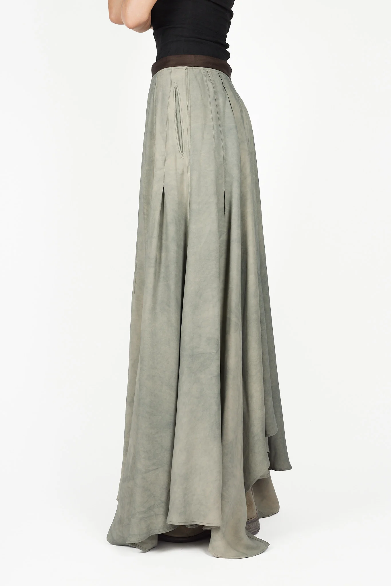 'A' Shape Large Hem Skirt - Image 3