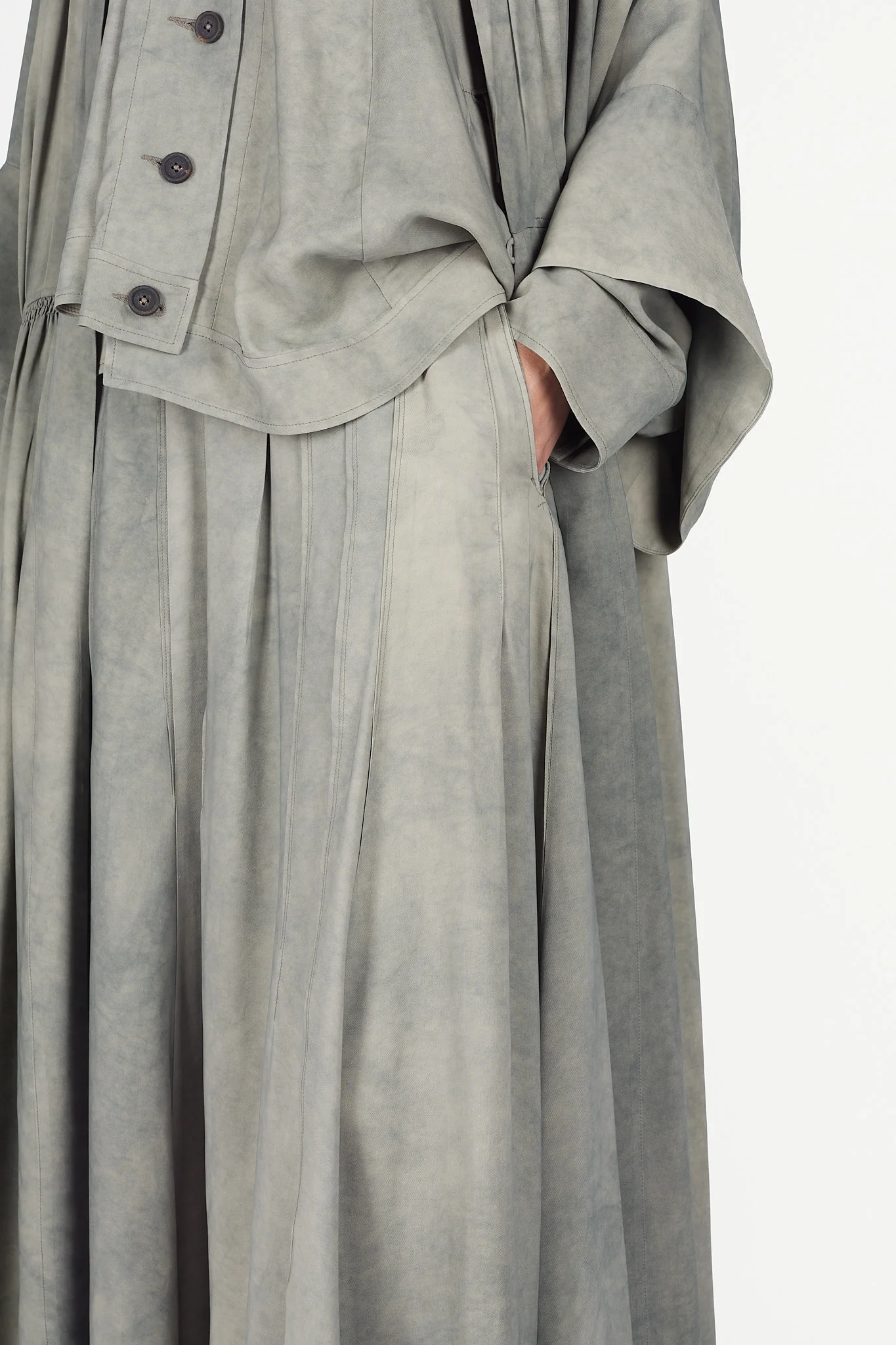 'A' Shape Large Hem Skirt - Image 6