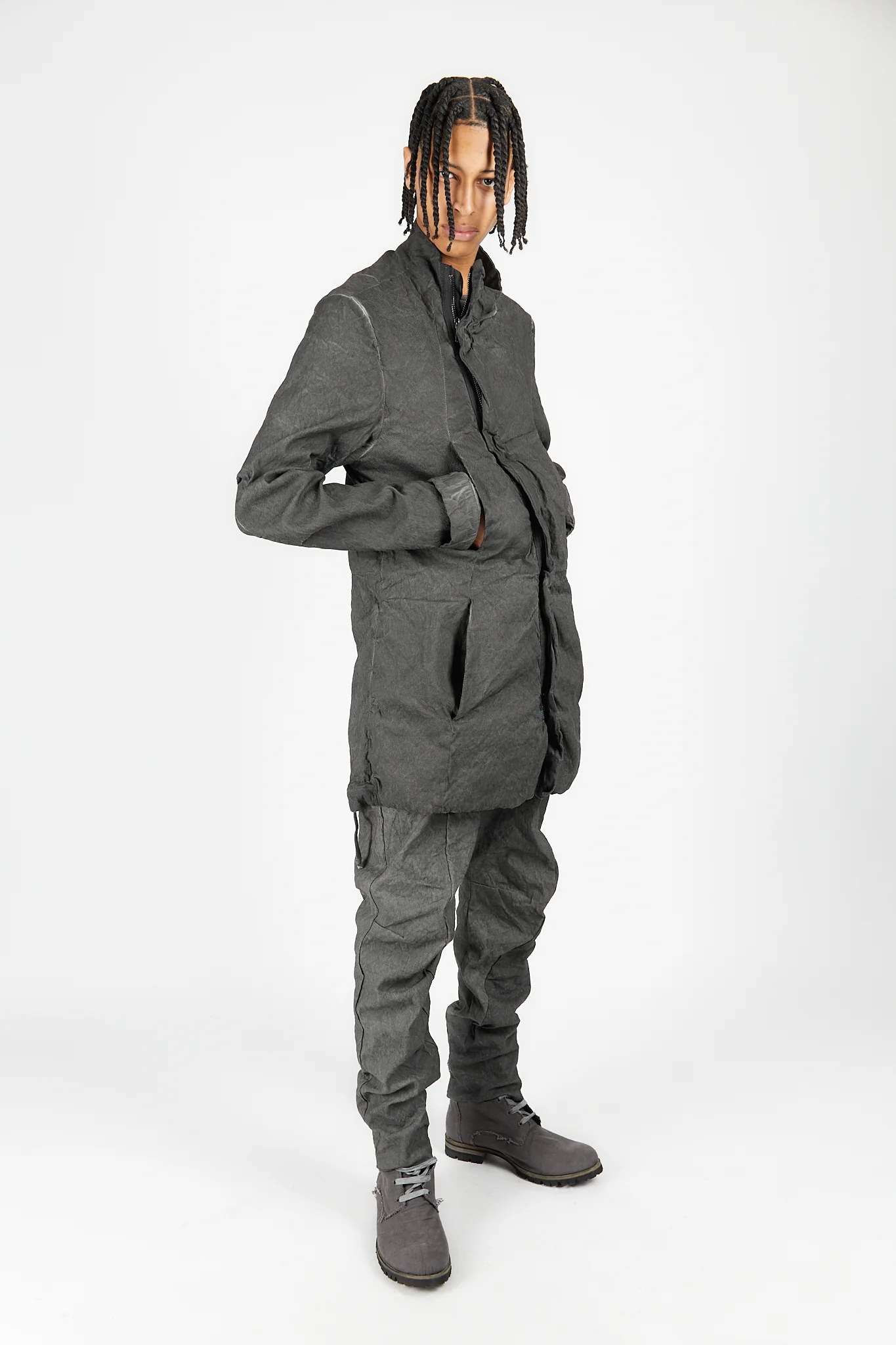 Asymmetric Closure Parka - Image 2