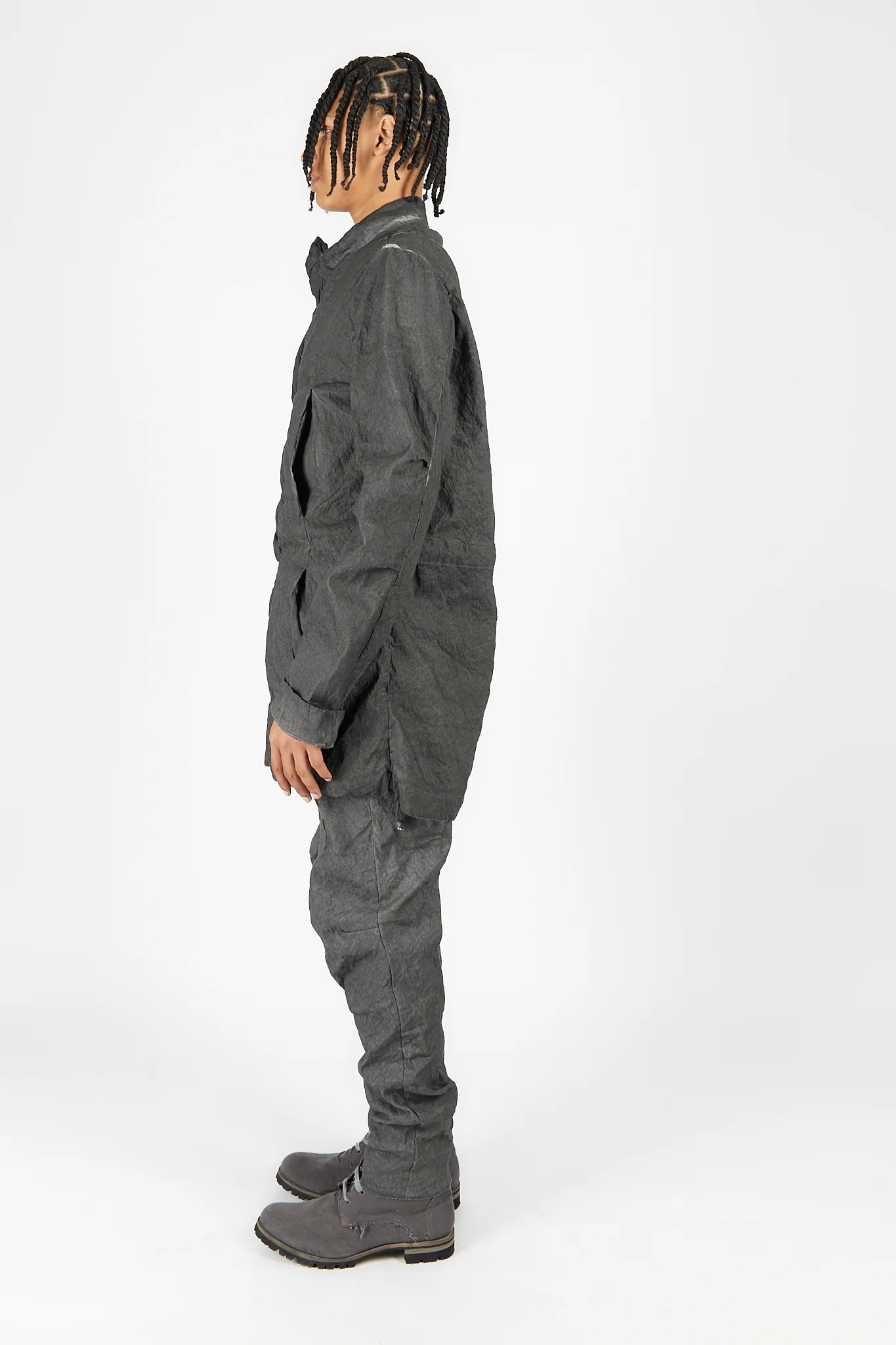 Asymmetric Closure Parka - Image 3