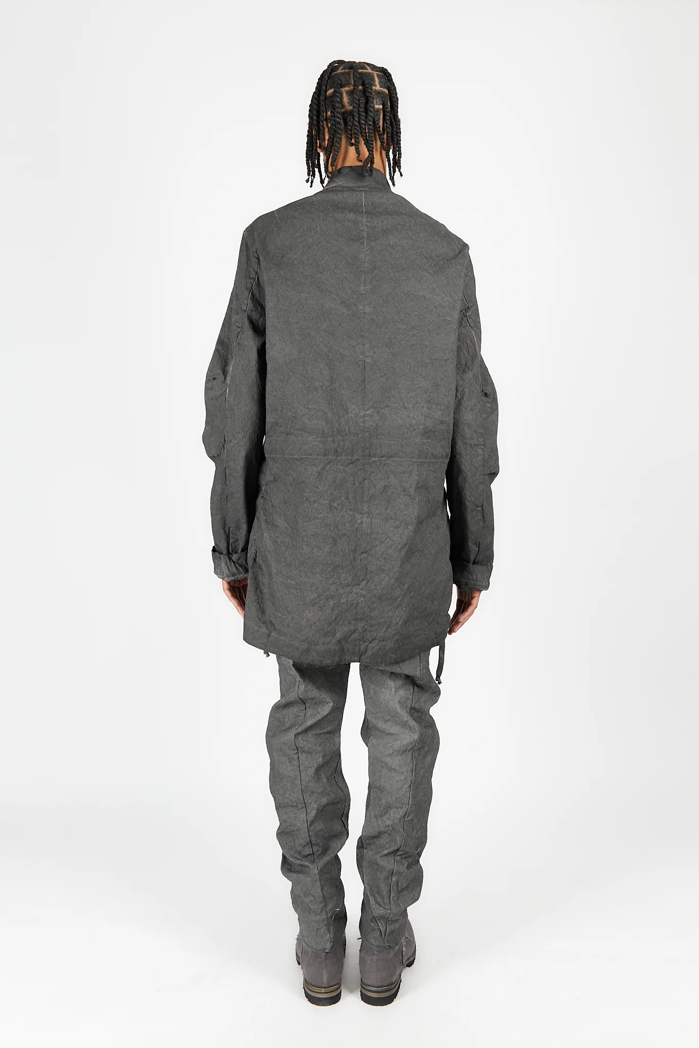 Asymmetric Closure Parka - Image 4