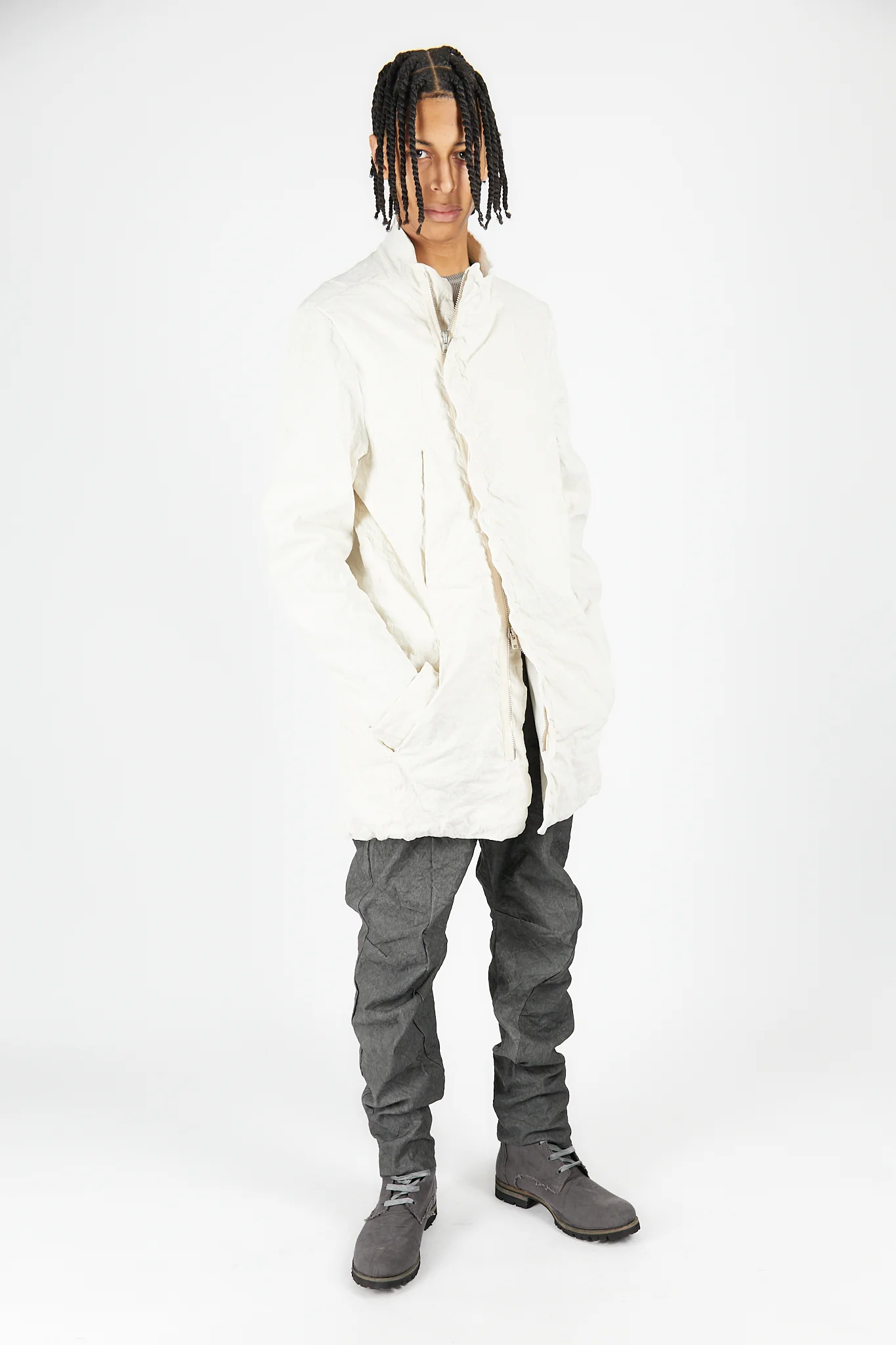 Asymmetric Closure Parka - Image 2