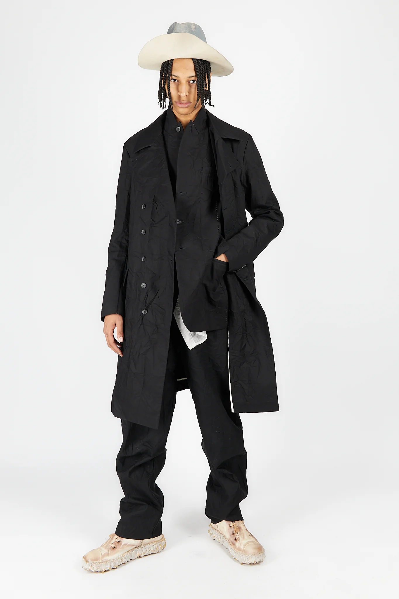 Asymmetric Trench Coat - Image 2