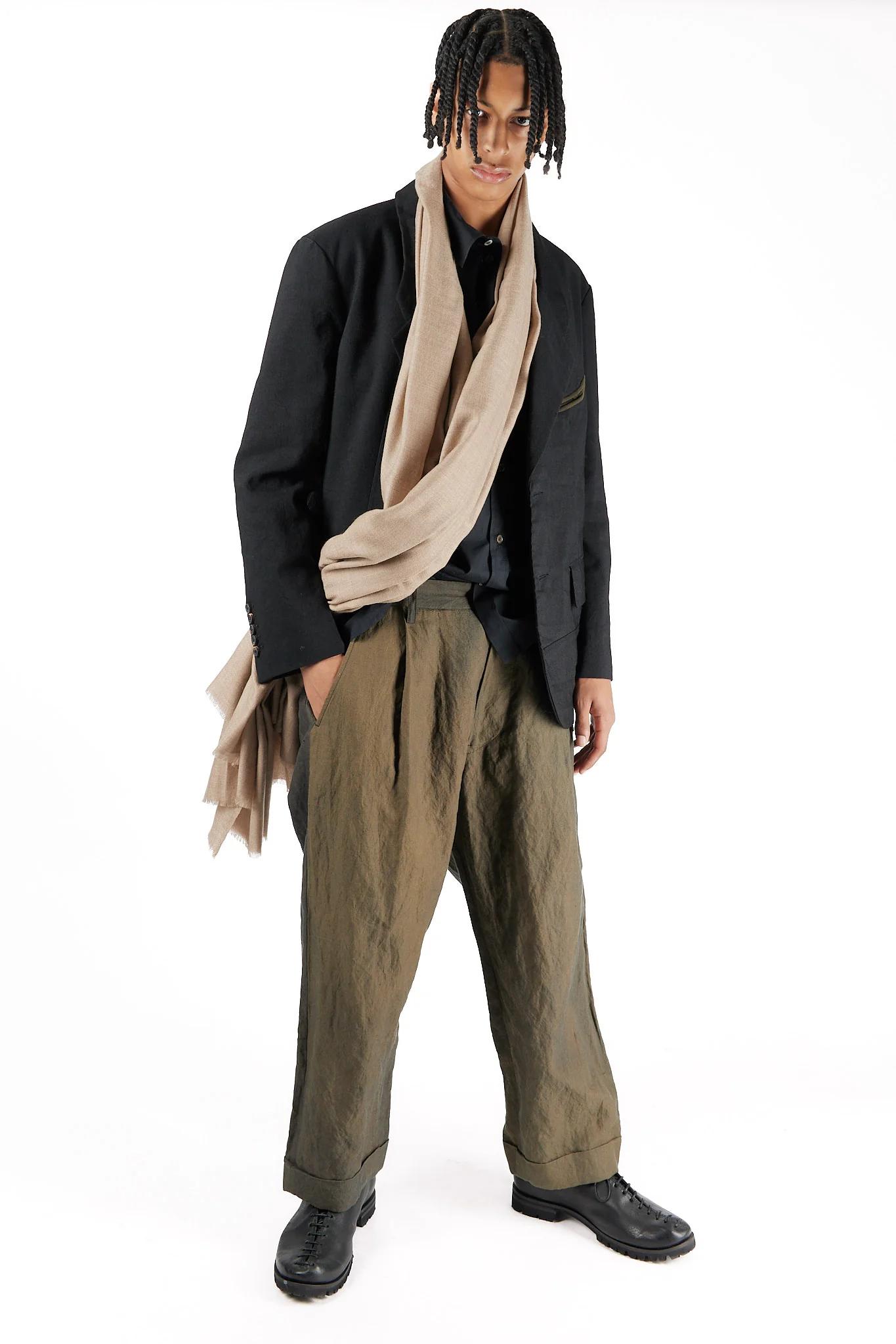 Boxy Two Button Blazer - Image 2