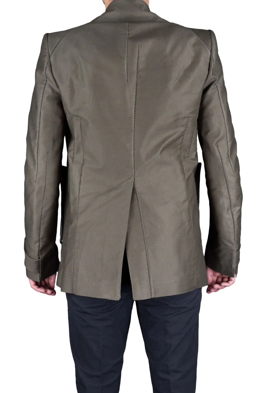 Unlined Visible Overlock Dead End Caban - Image 3