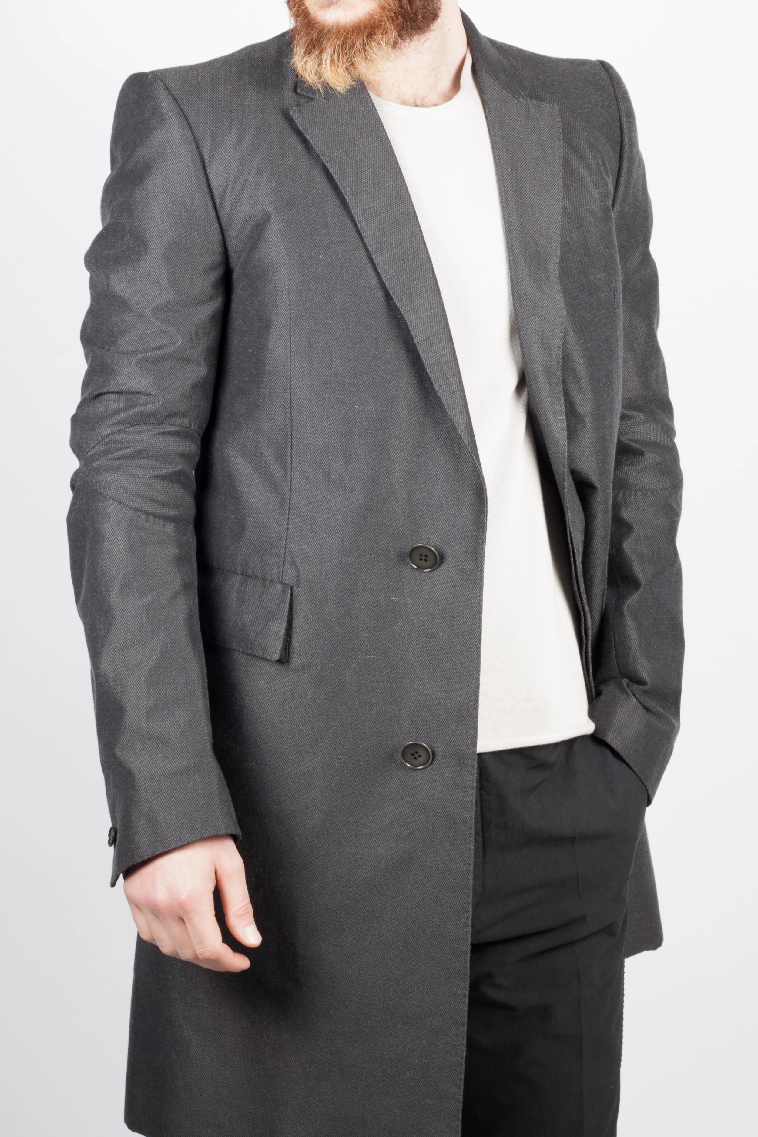 Elbow Joint Taped Long Jacket - Image 5