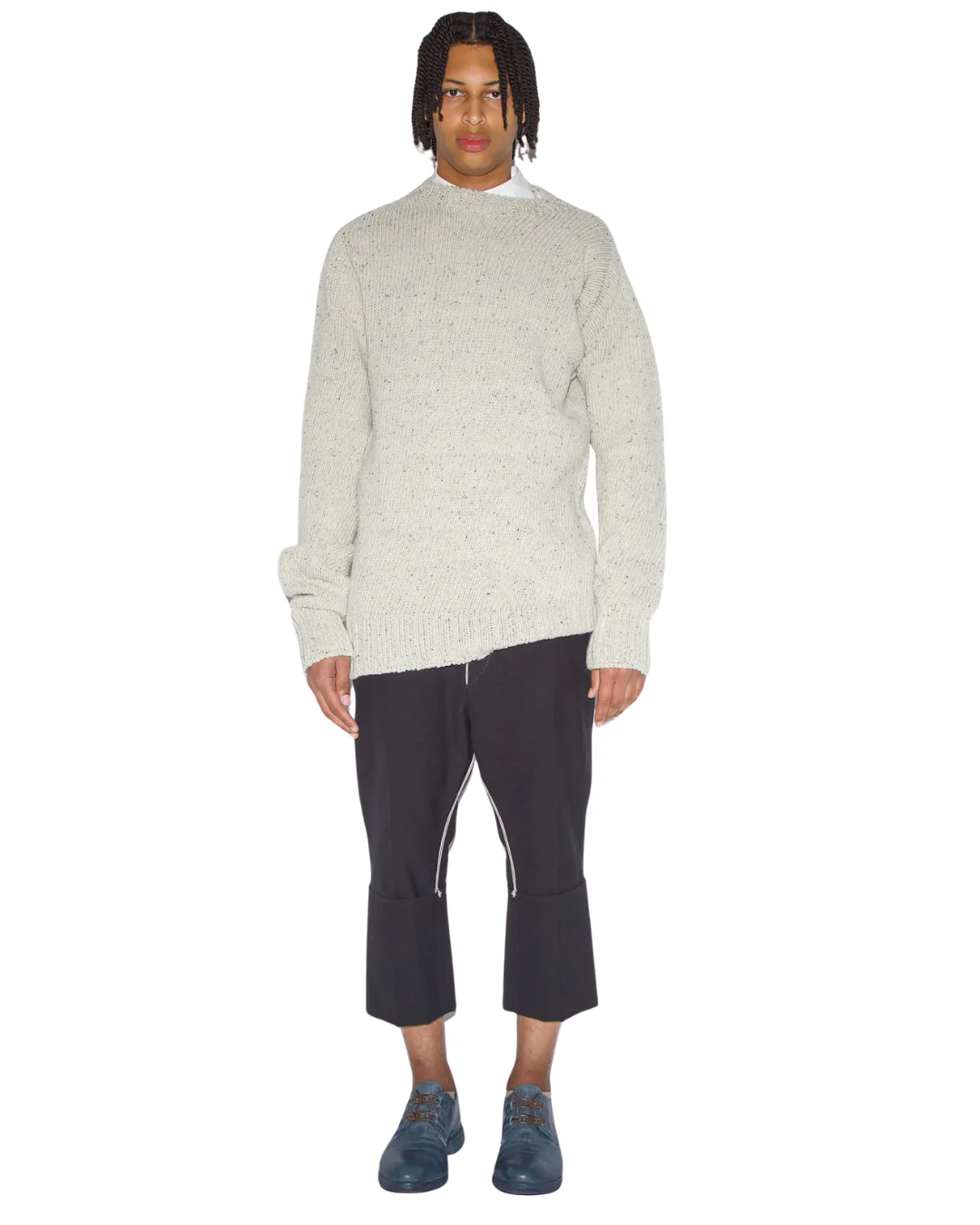 Reverse Crewneck Drag Down X-Jumper - Image 2