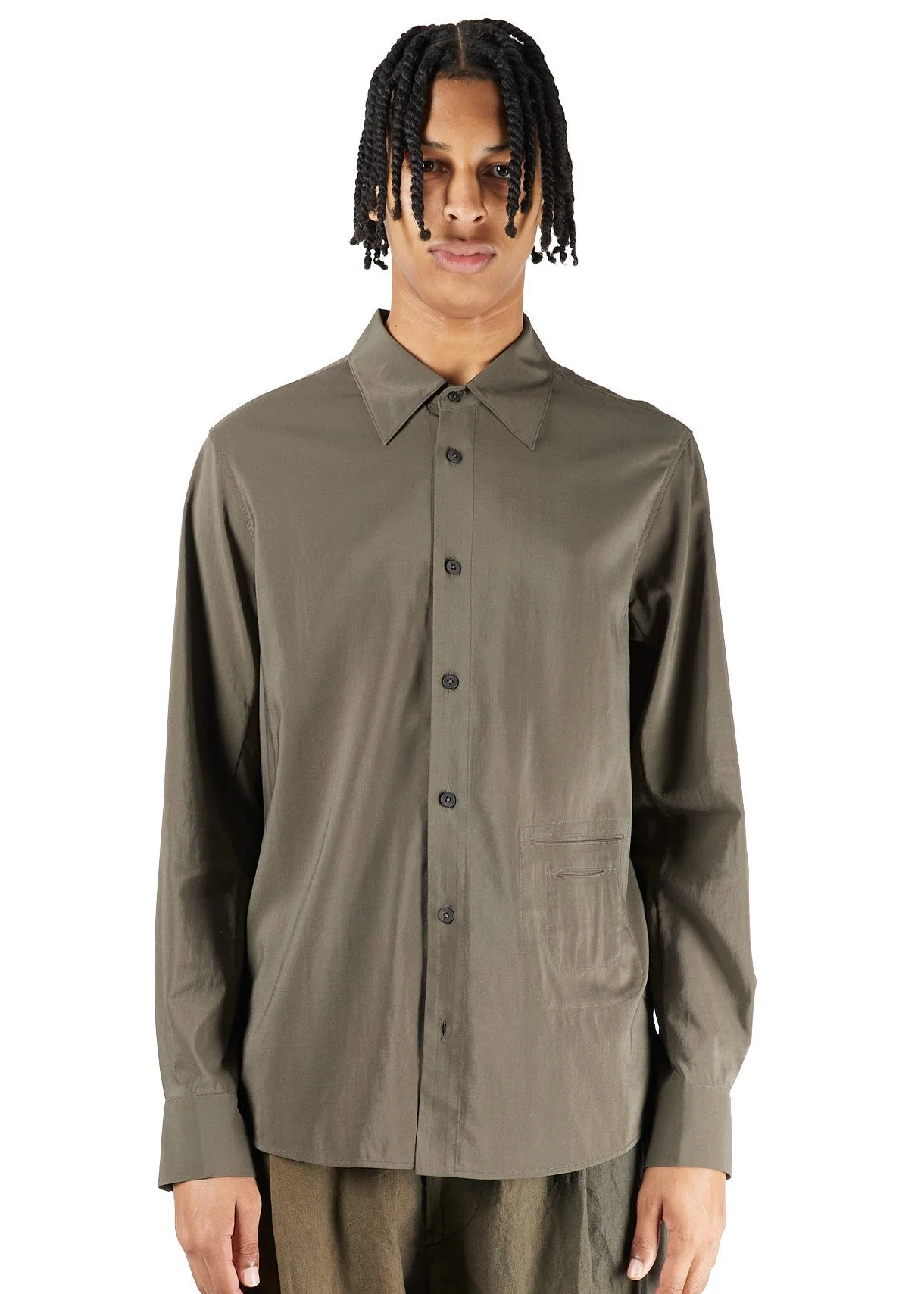Classic Spread Collar Shirt