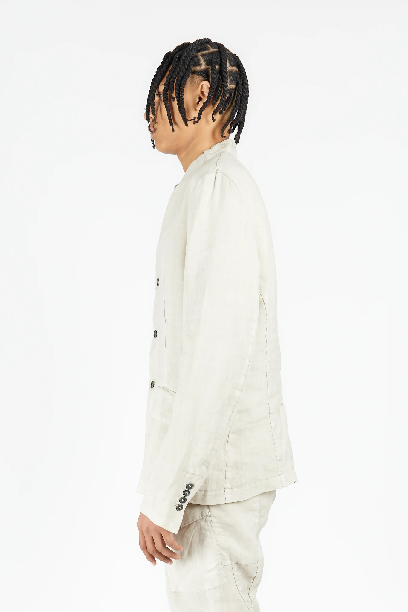 Collarless Jacket - Image 3