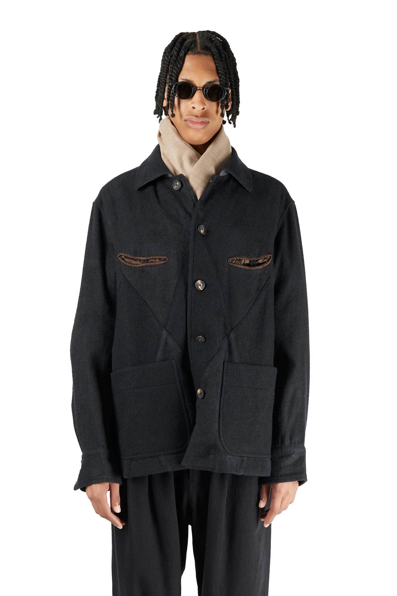Diamond Shaped Patchwork Jacket