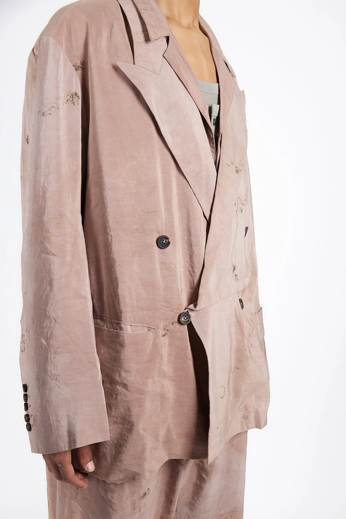 Double Breasted Asymmetric Jacket - Image 6