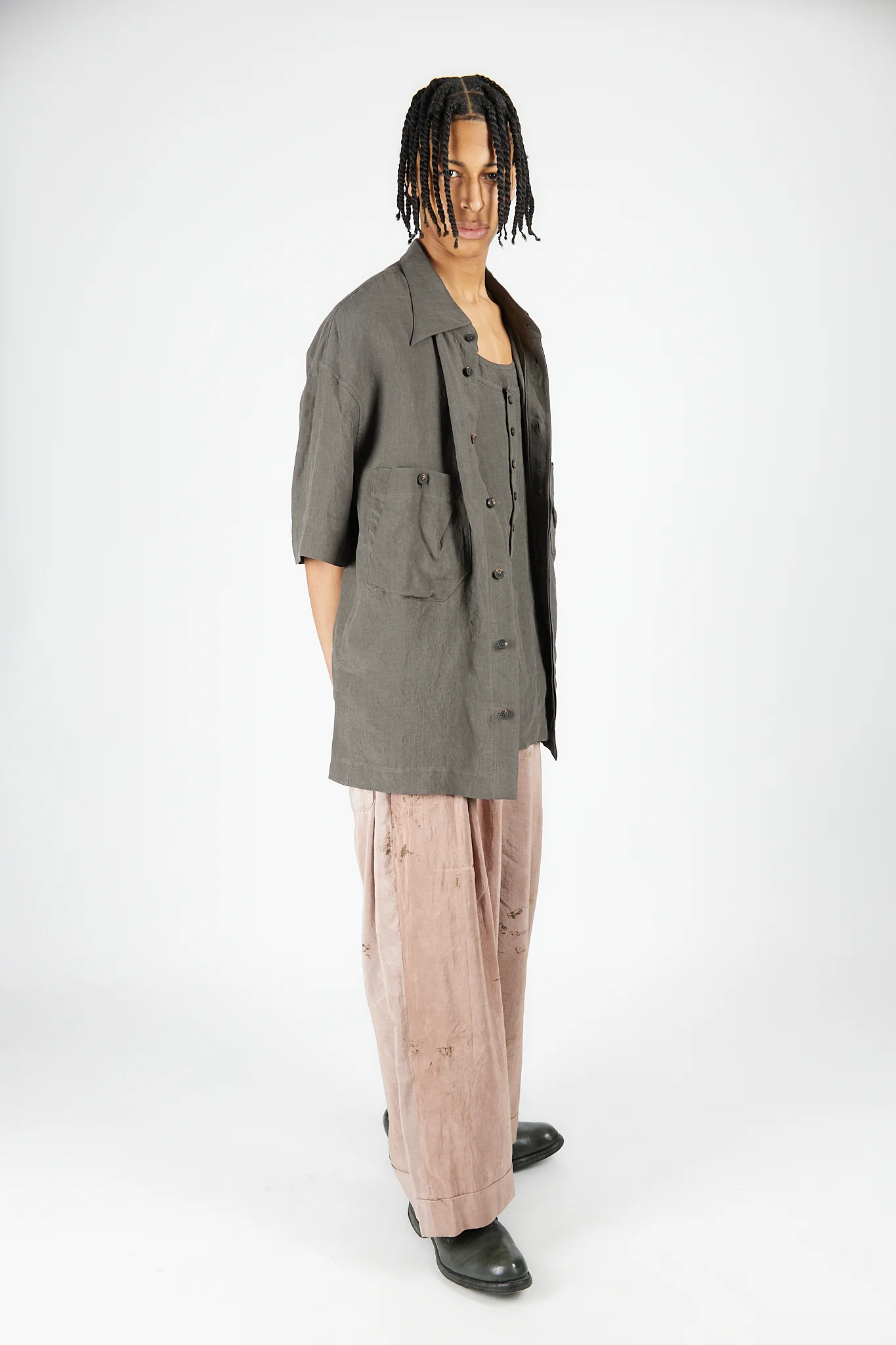 Double Pocket Short Sleeve Shirt - Image 2