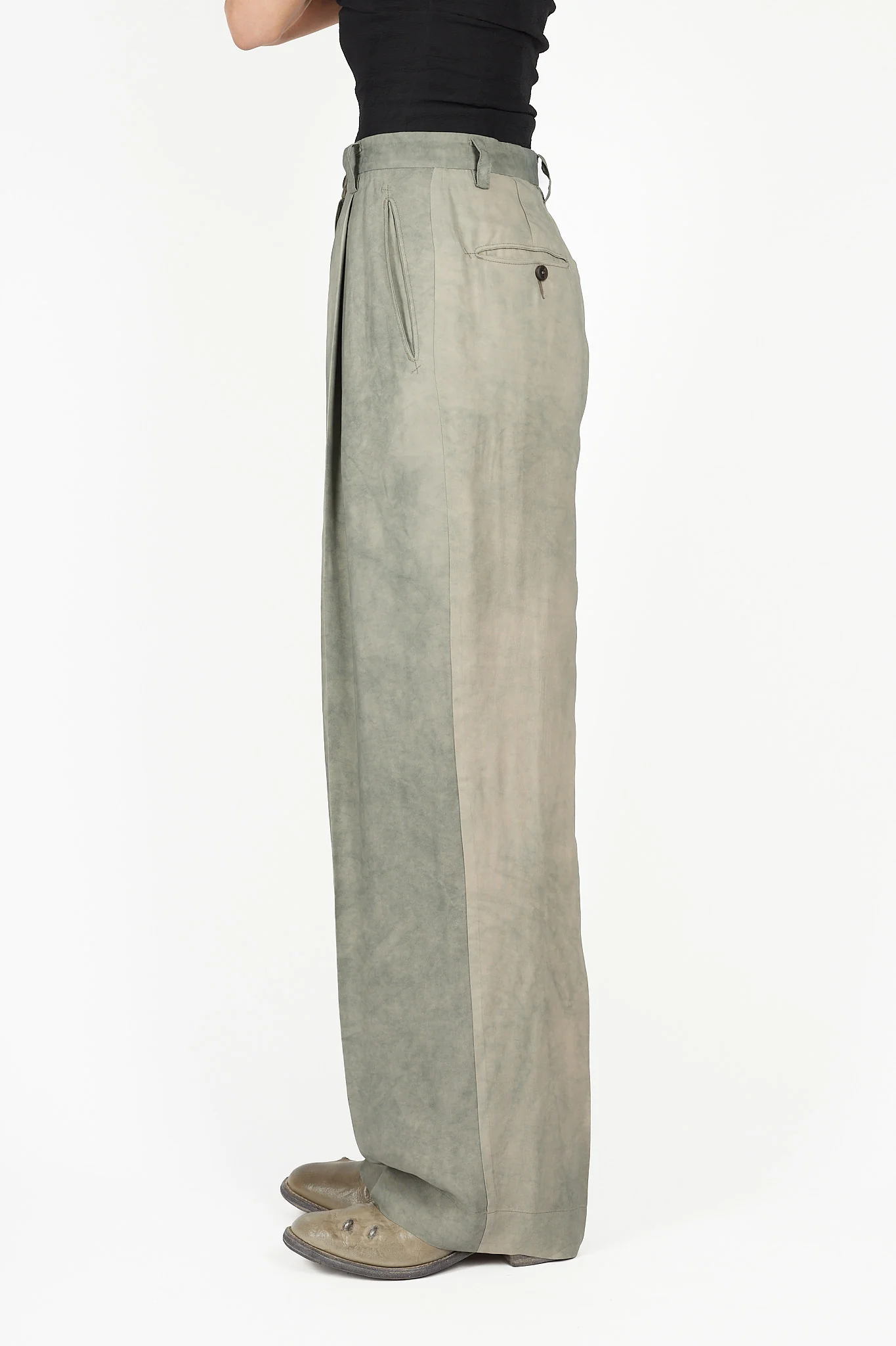 Extra Long Straight Trousers - Image 3