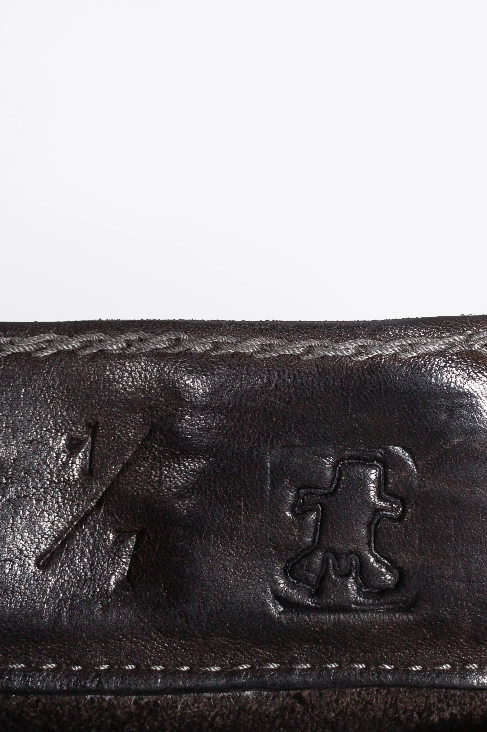 Four-Pocket Pony Leather Trousers - Image 6