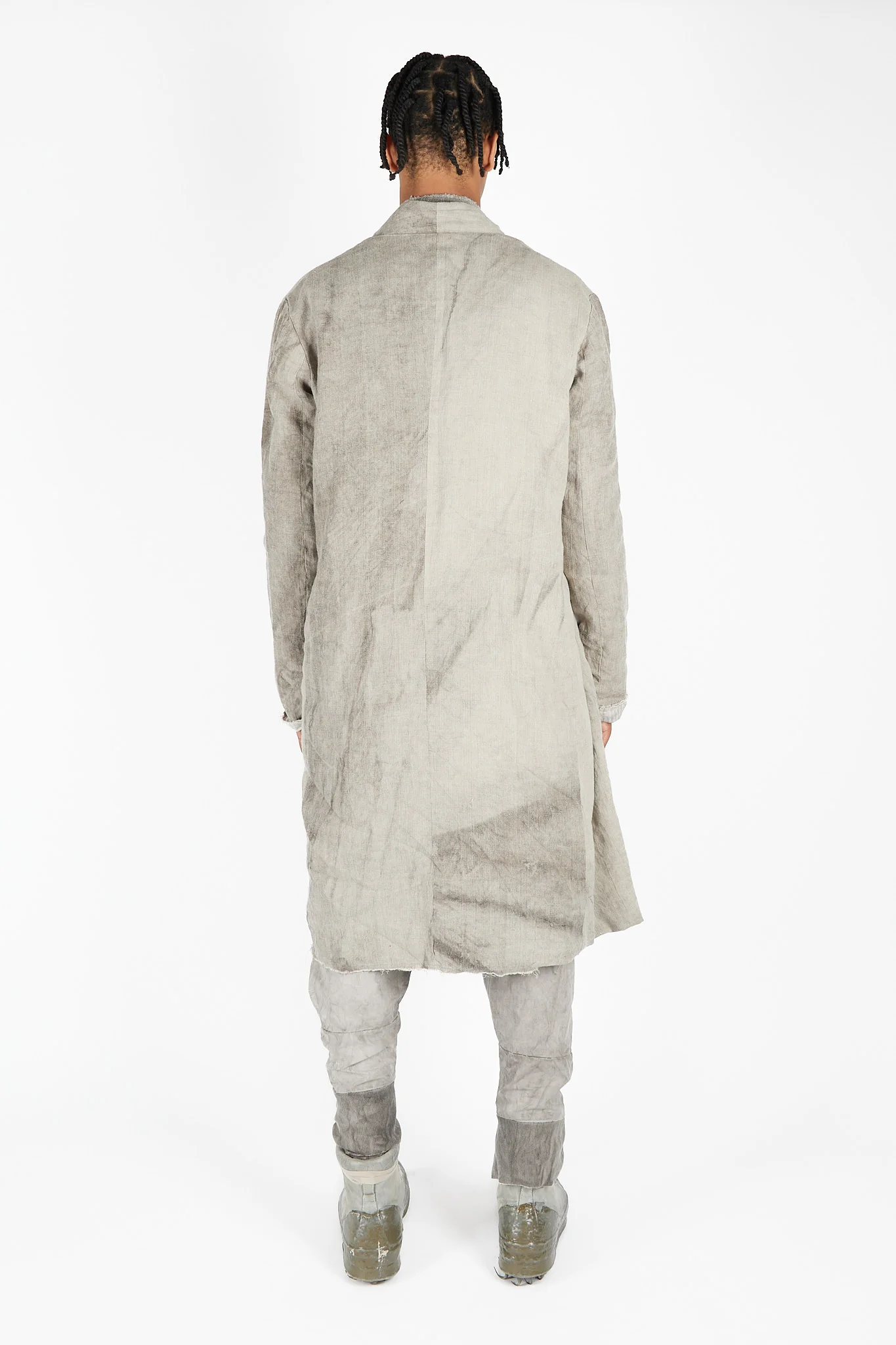 Hand Dyed Reversible Kimono Coat - Image 3