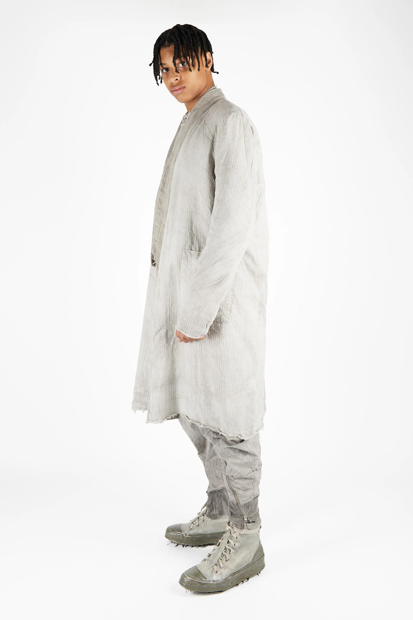 Hand Dyed Reversible Kimono Coat - Image 6