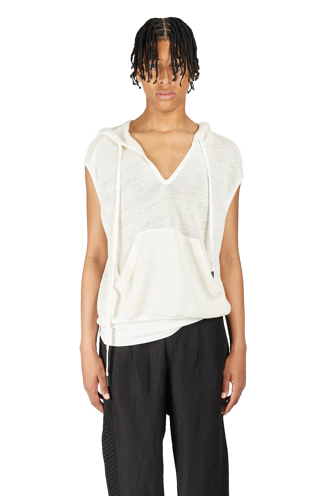 Hooded Knit Tank