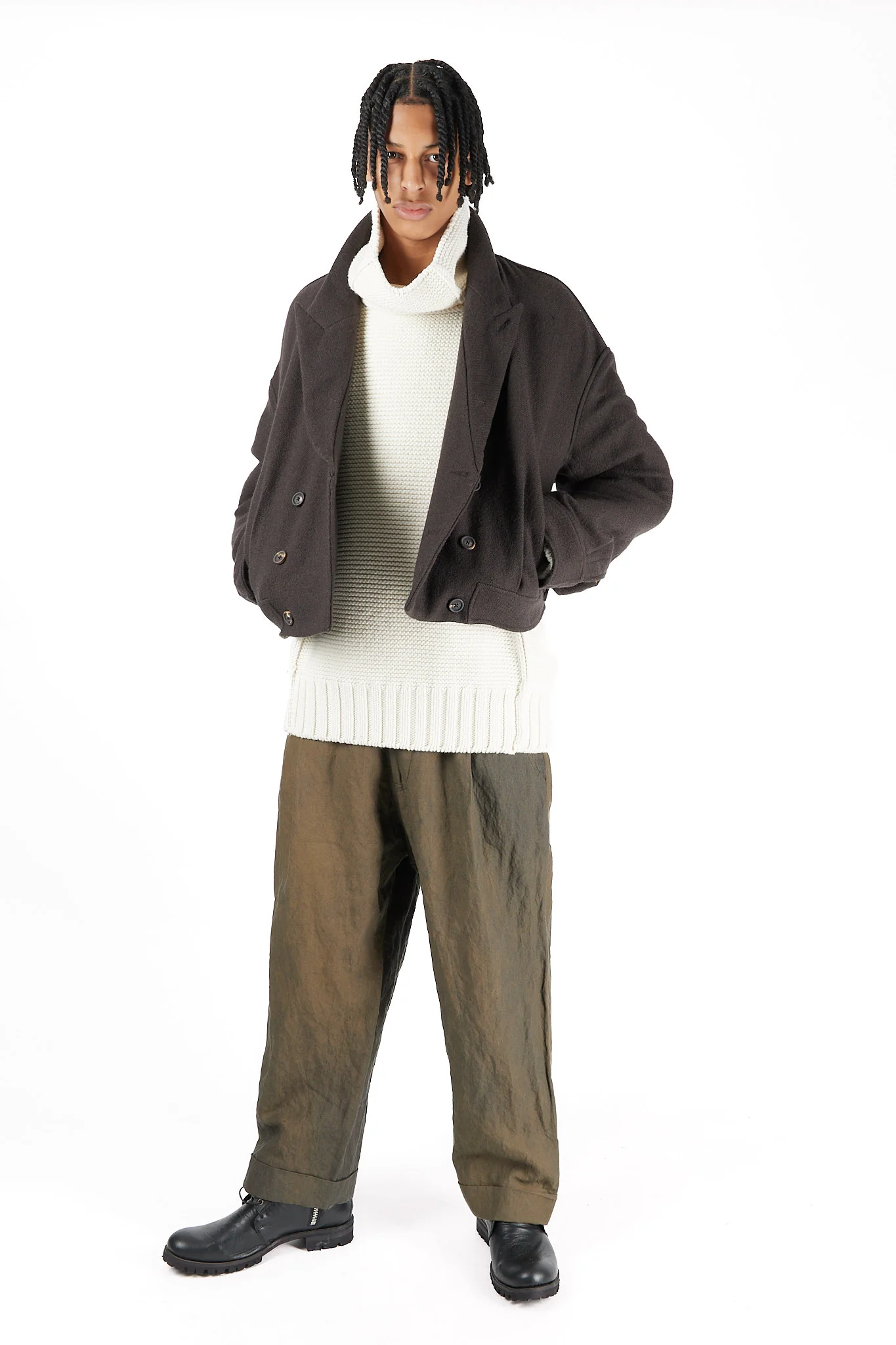 Hybrid Cropped Jacket - Image 2