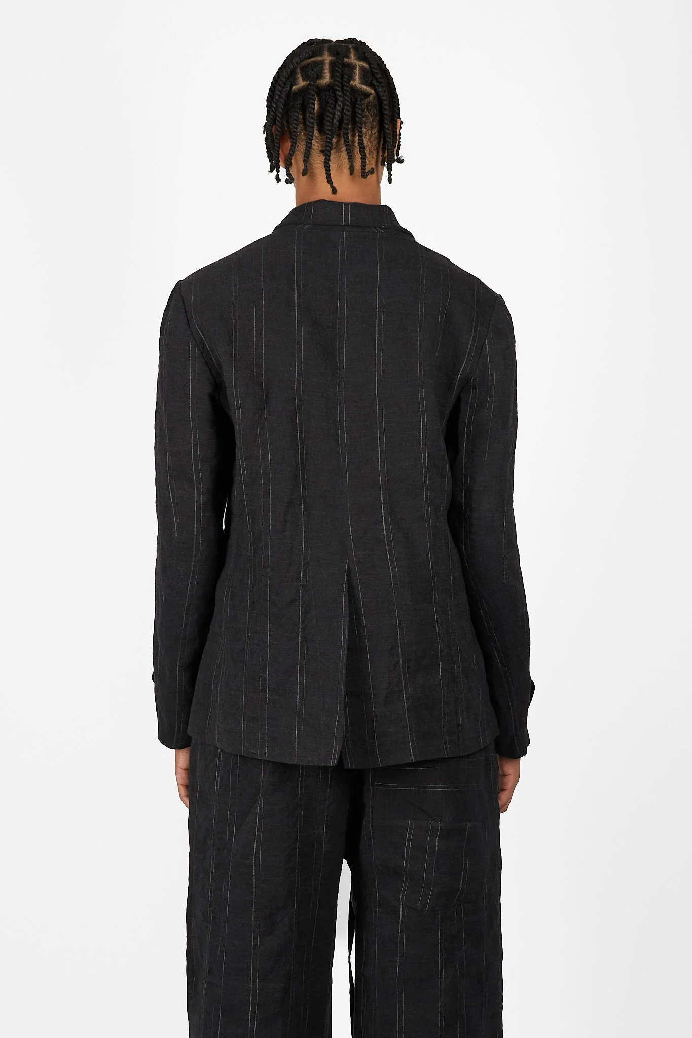 Wide Peak Lapel Jacket - Image 3
