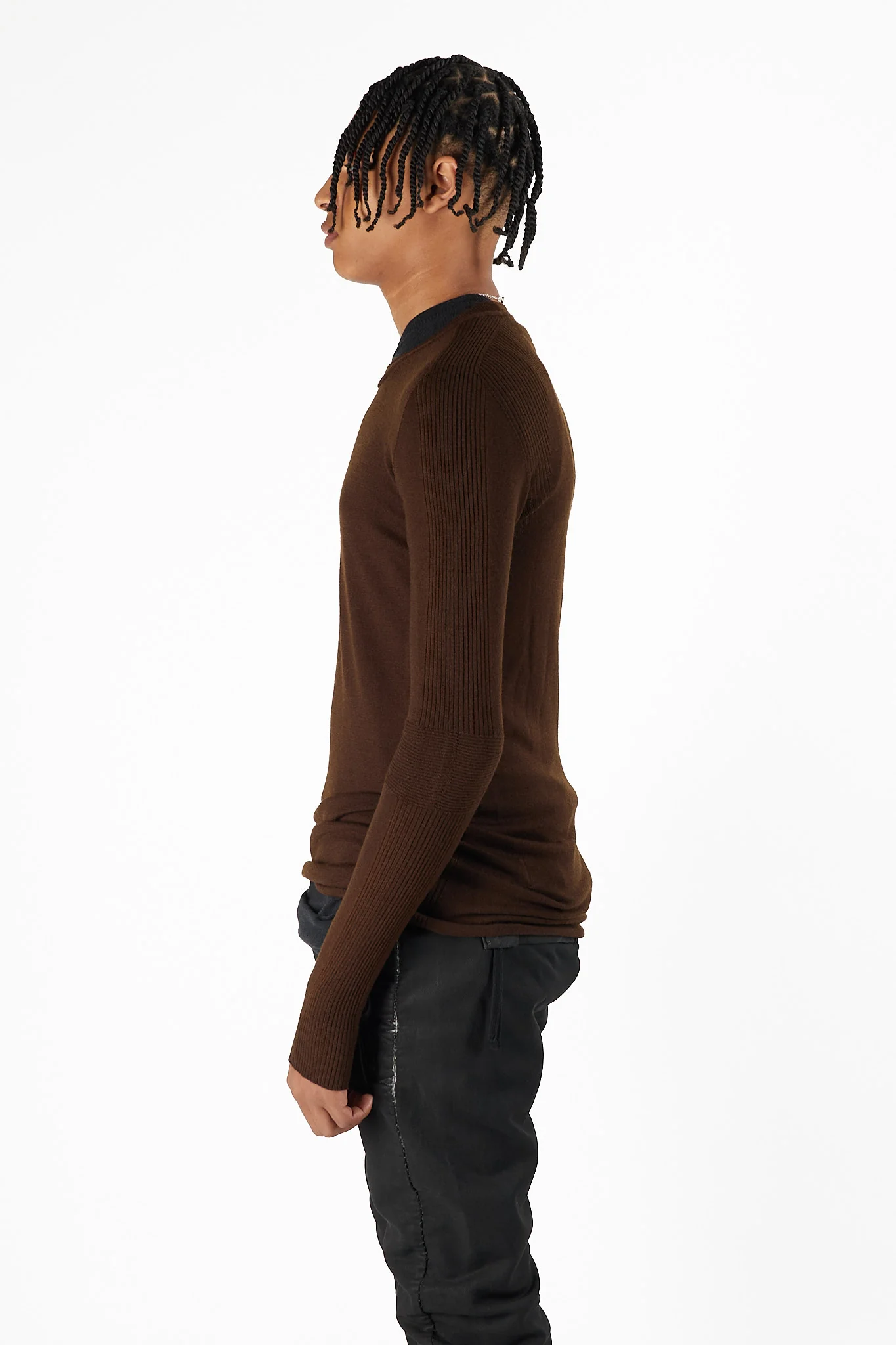 Ribbed Crew Neck Knit - Image 3