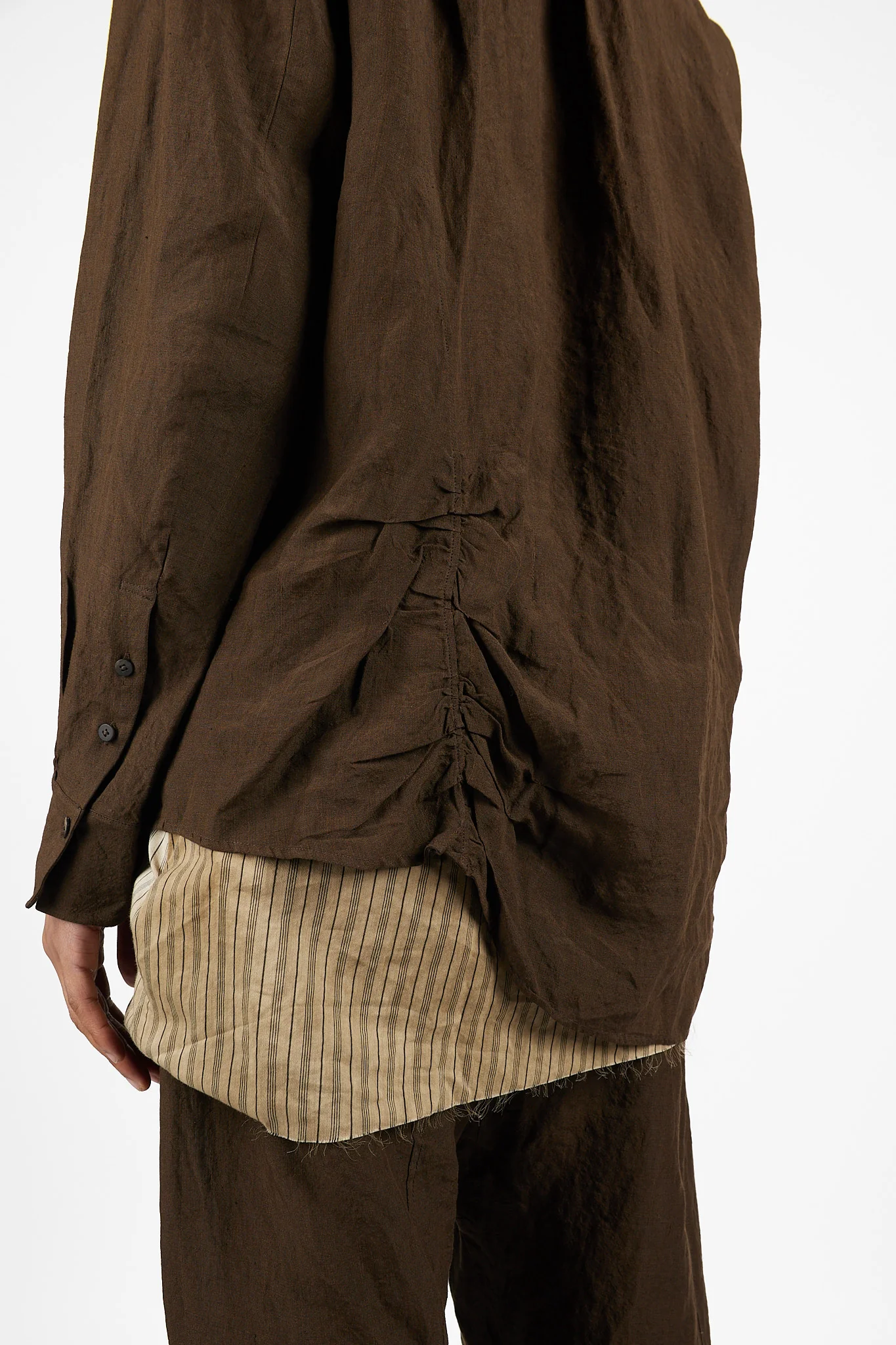Layered Wrinkled Effect Shirt - Image 4