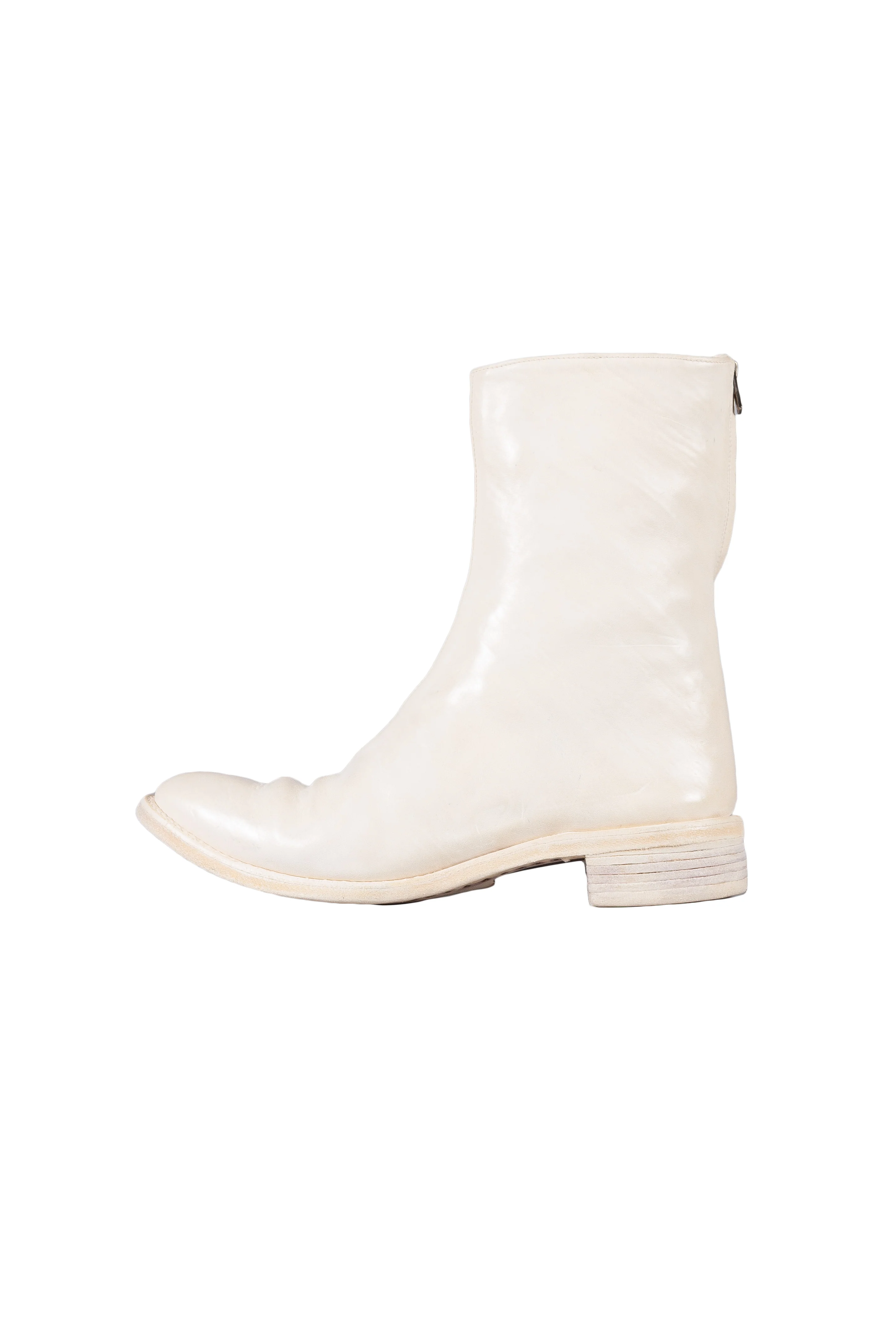 Object Dyed Lined Diagonal Zip Goodyear Boot