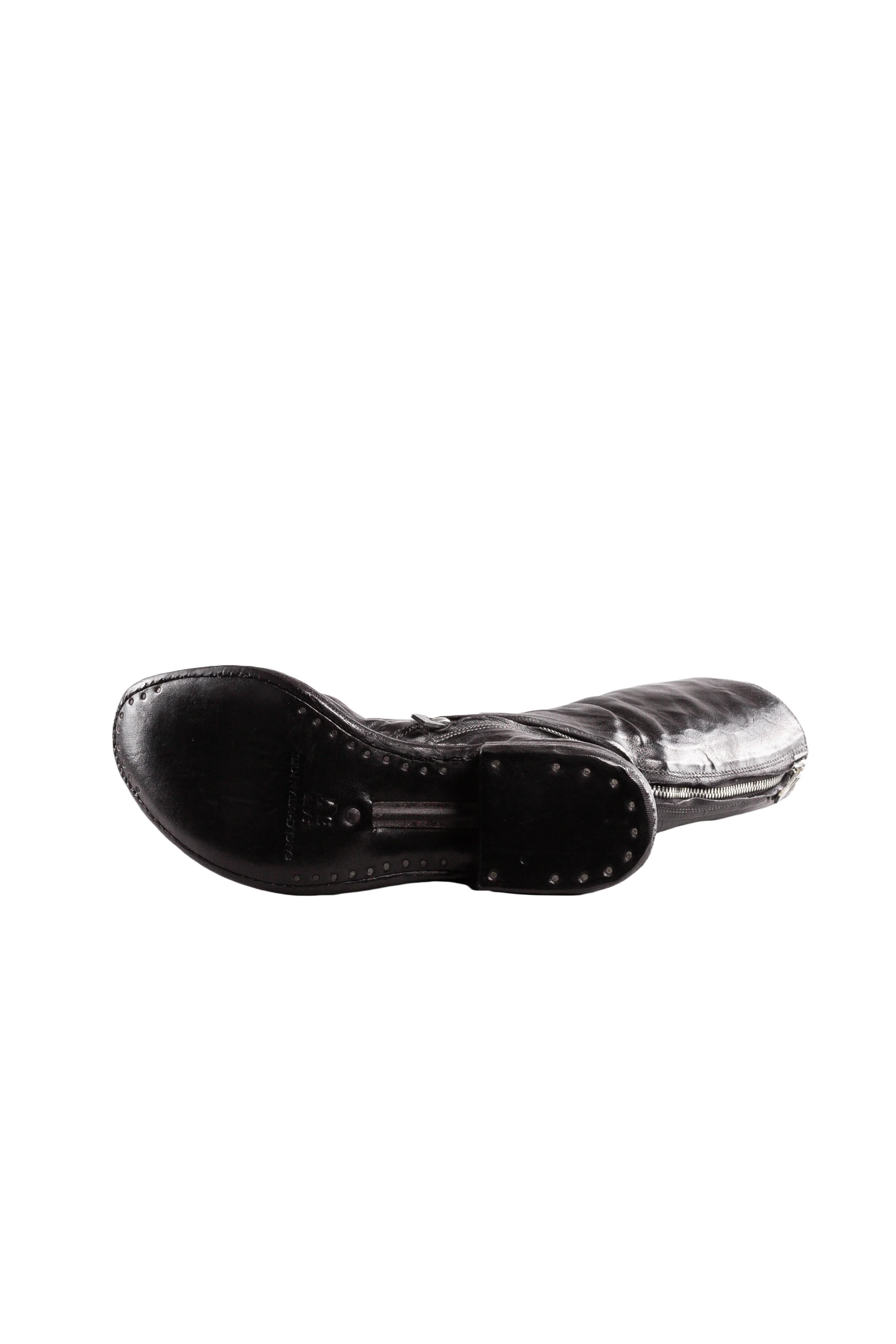 Object Dyed Lined Long Diagonal Zip Goodyear Boot - Image 5