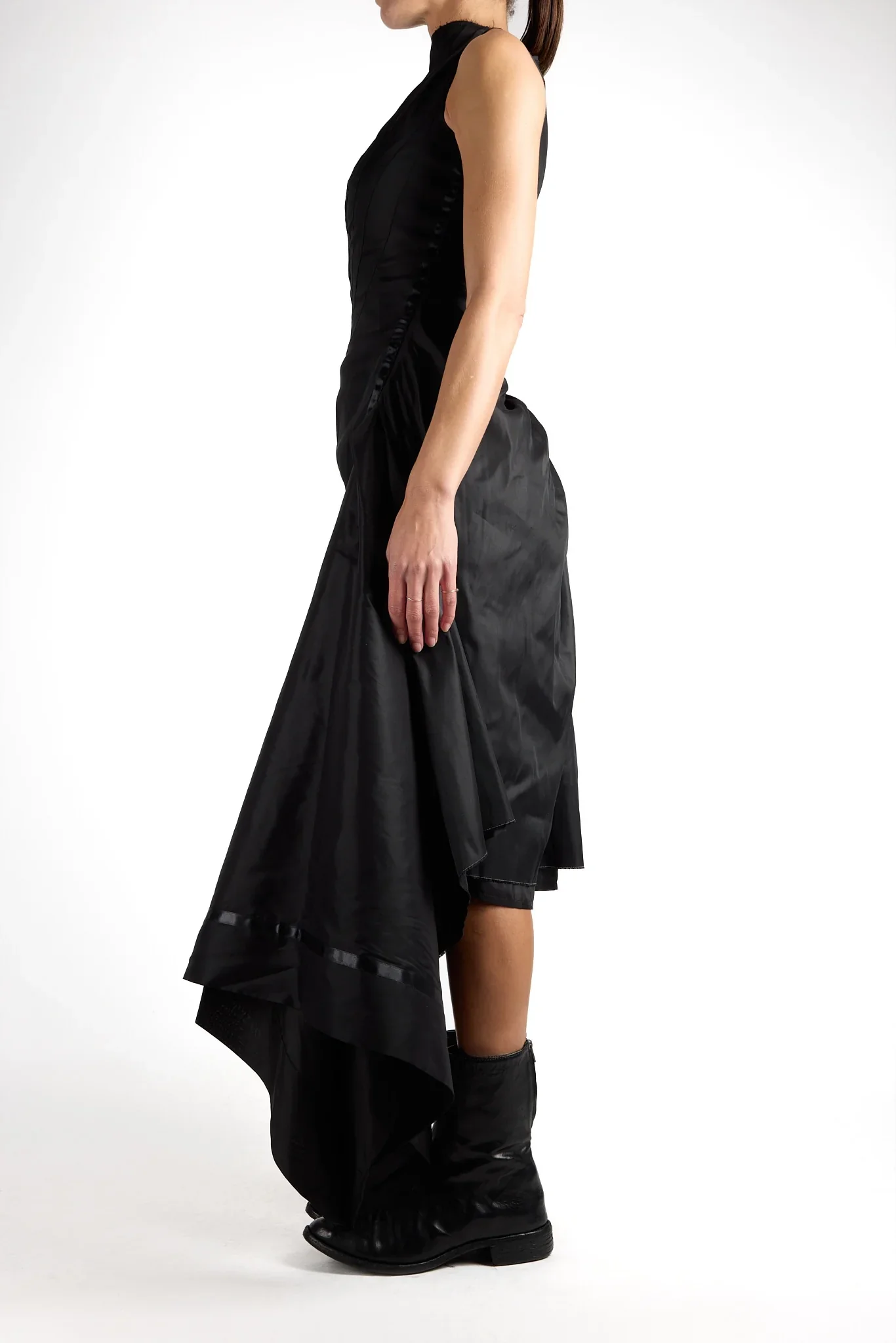 Taffeta Pleats Dress - Image 2