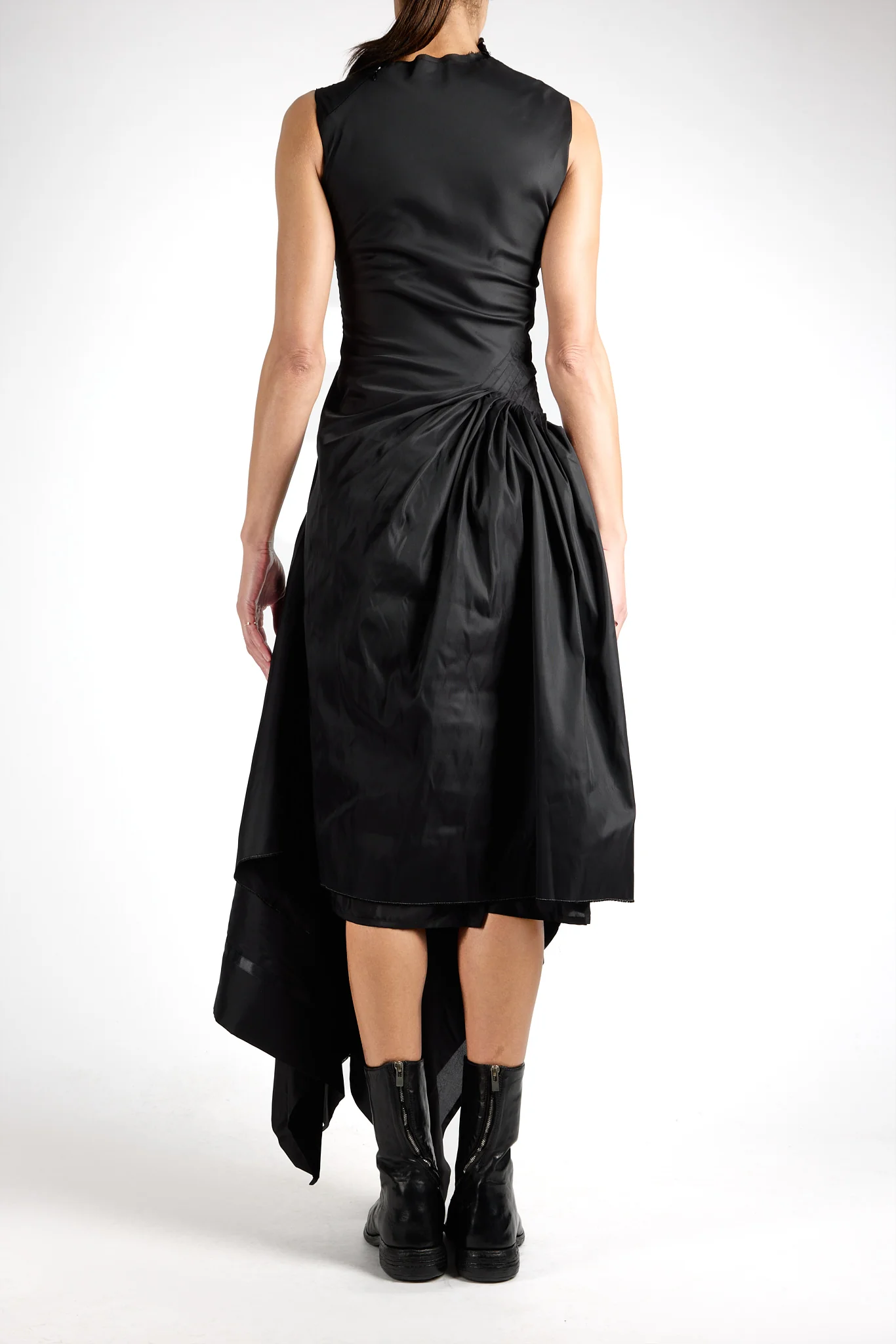 Taffeta Pleats Dress - Image 4