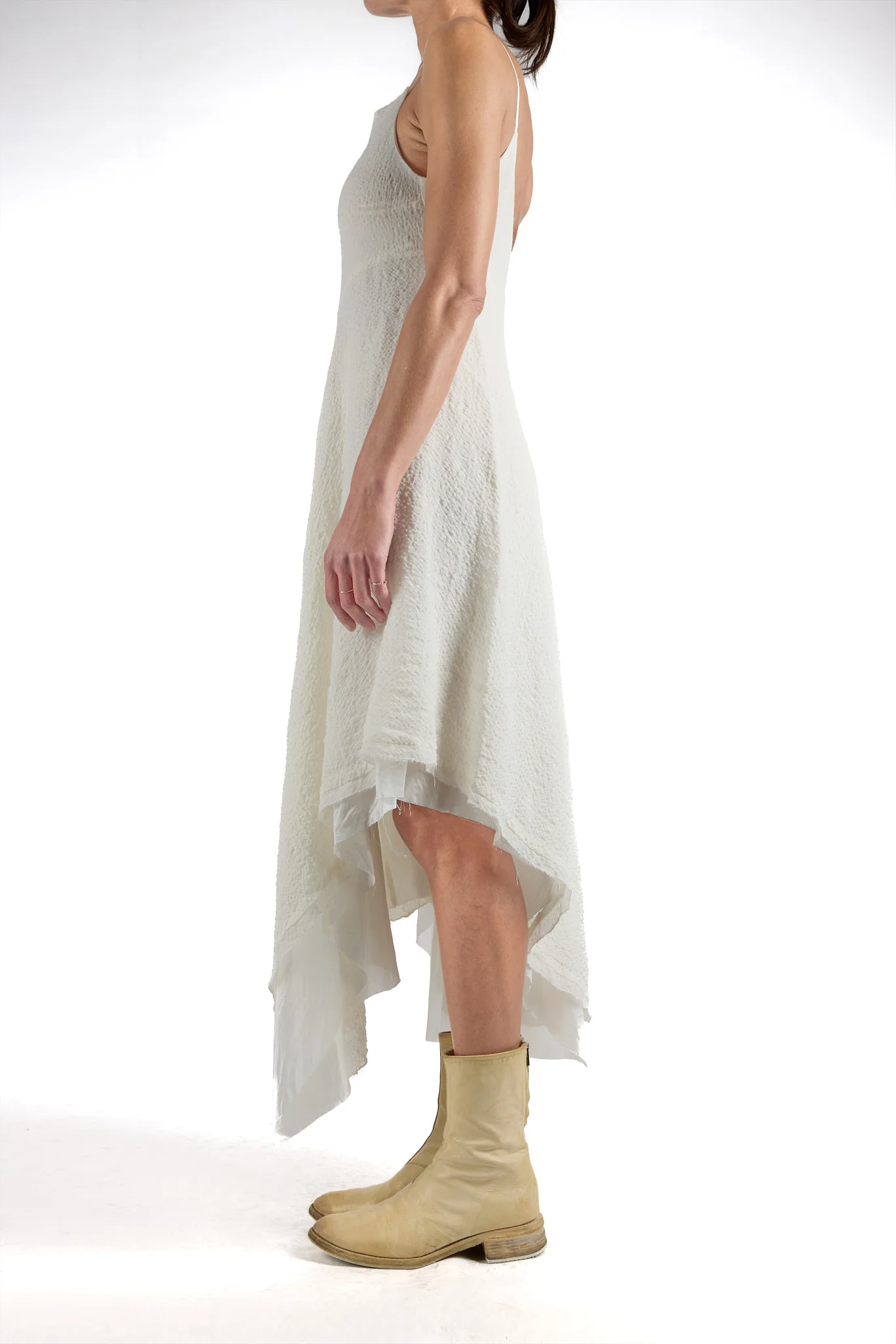 Crepe Panel Combi Dress - Image 2
