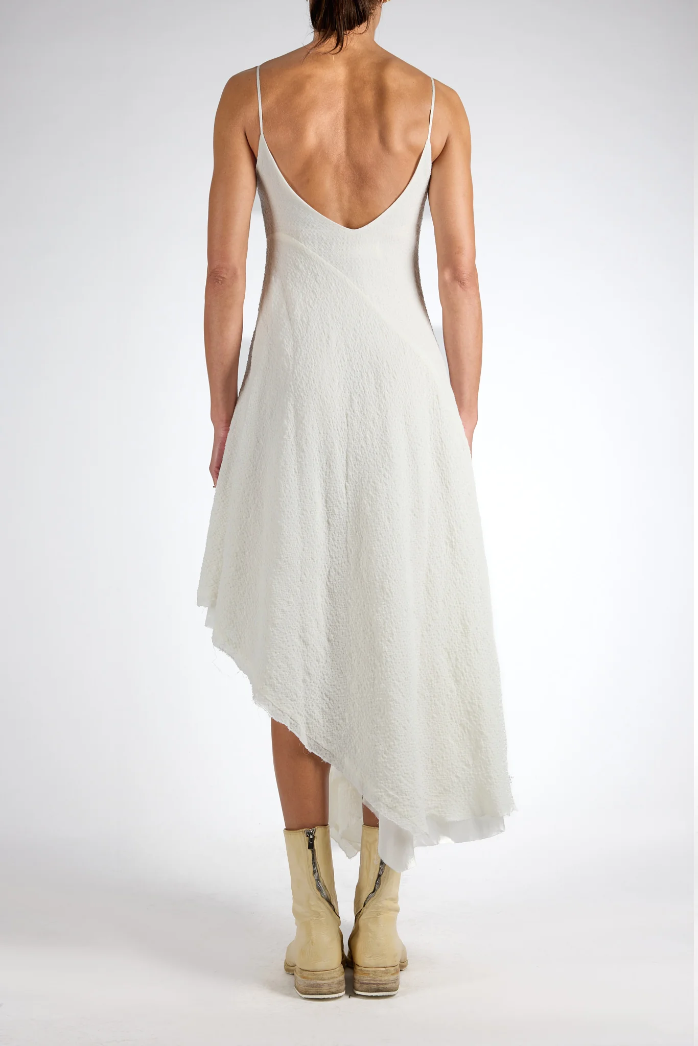Crepe Panel Combi Dress - Image 3