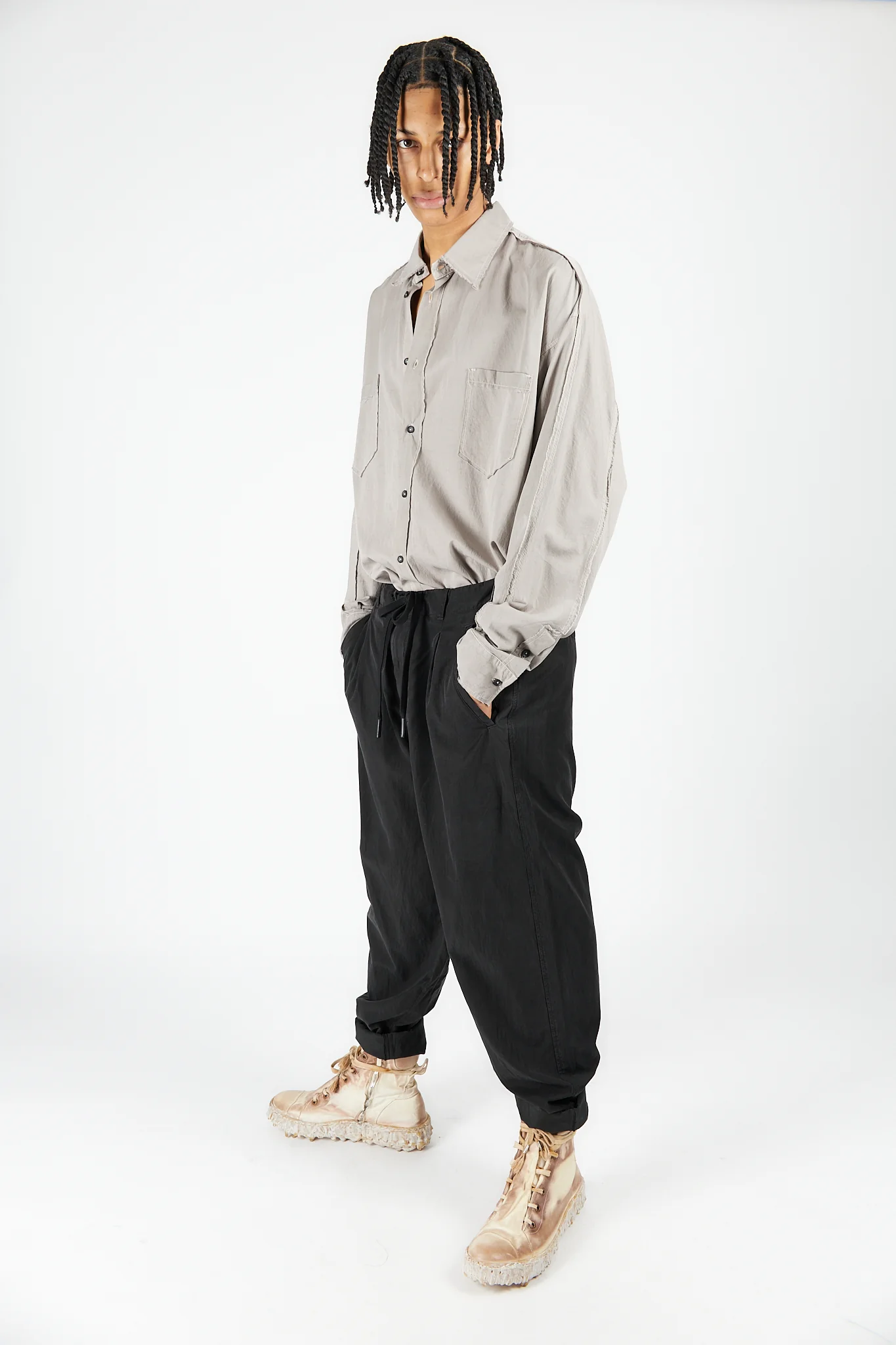 Narrowed Hem Pants - Image 3