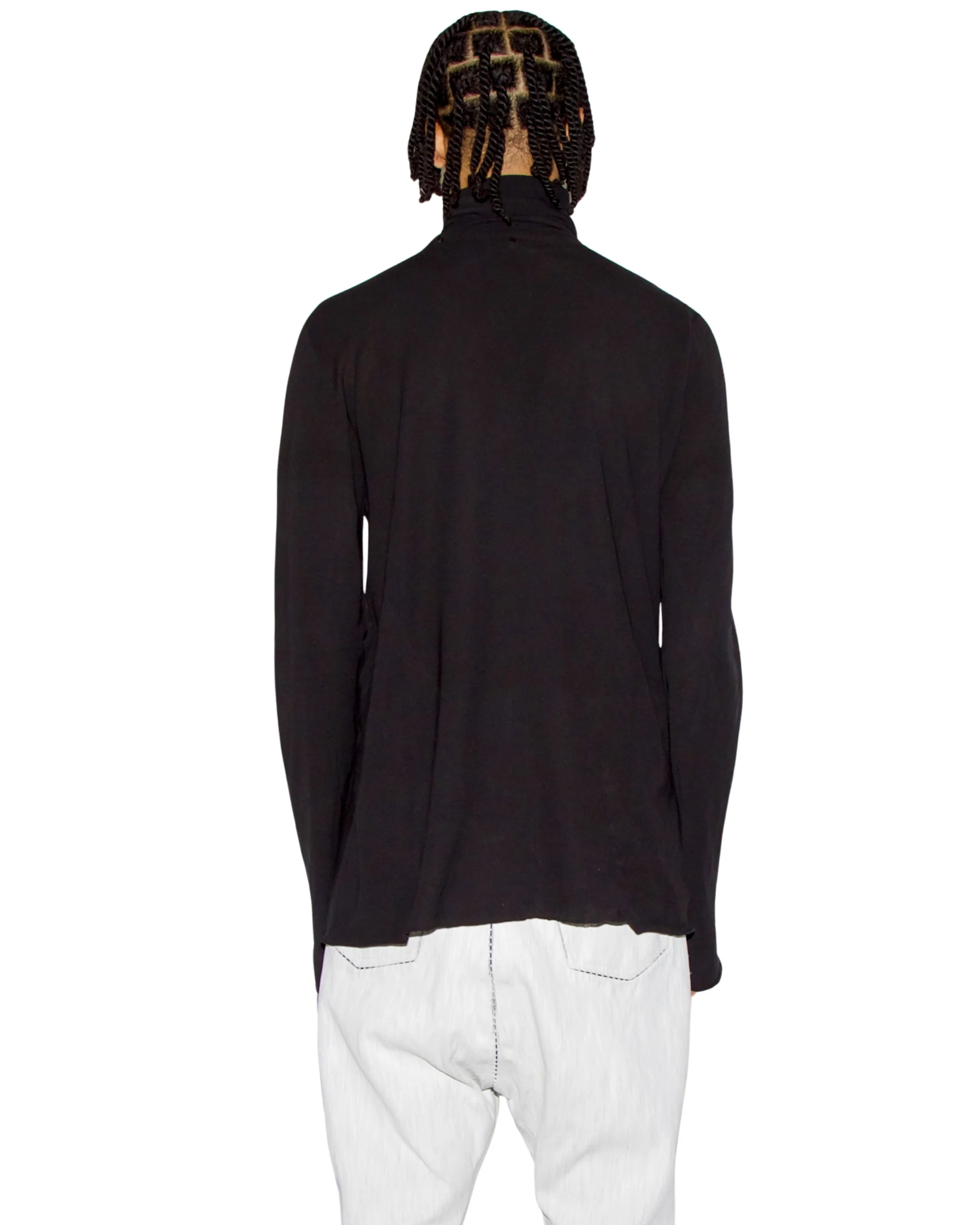 O.D. Reverse L. Sleeve Tube Neck Slant Shirt - Image 5