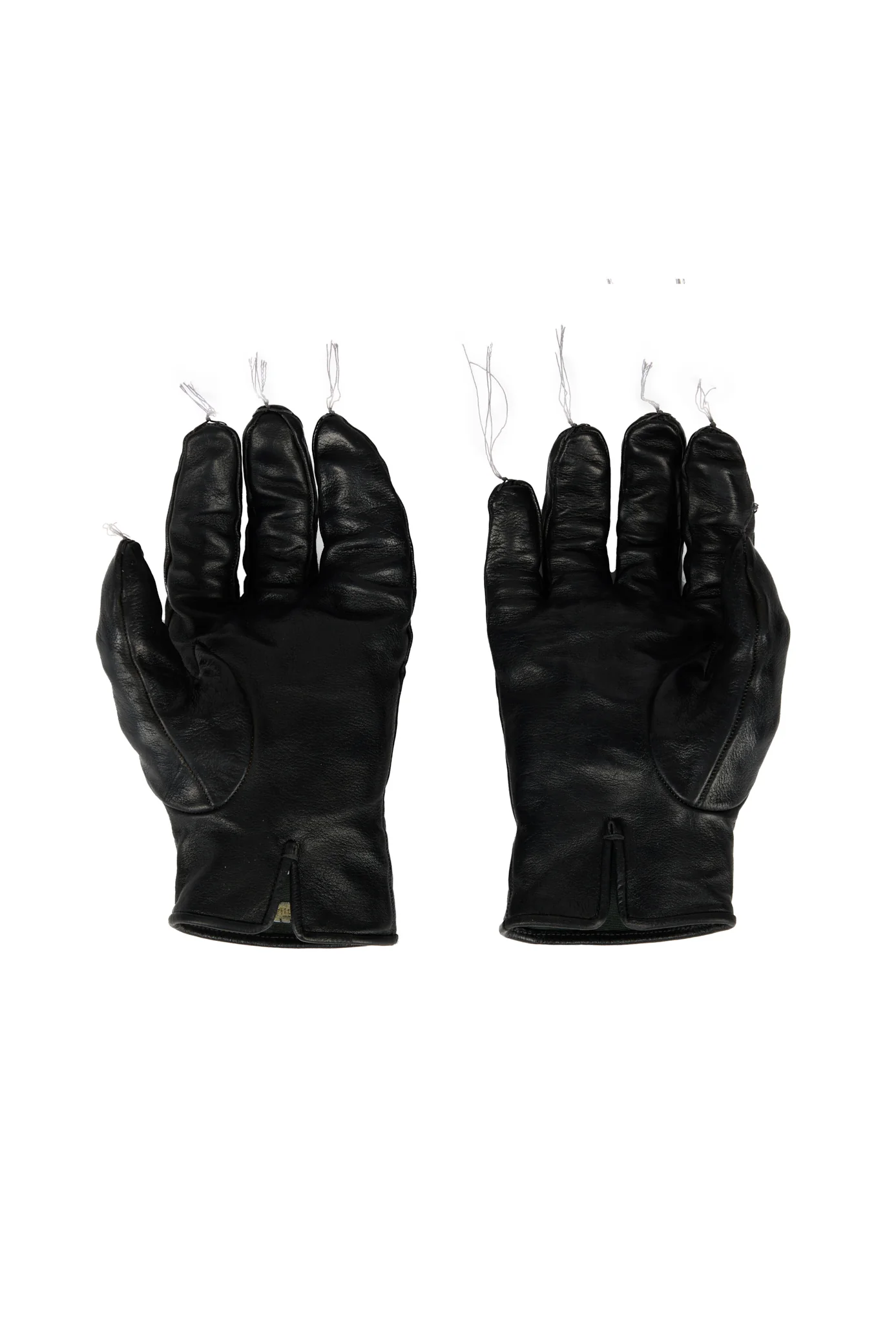 Object Dyed Disparate Leather Gloves - Image 2