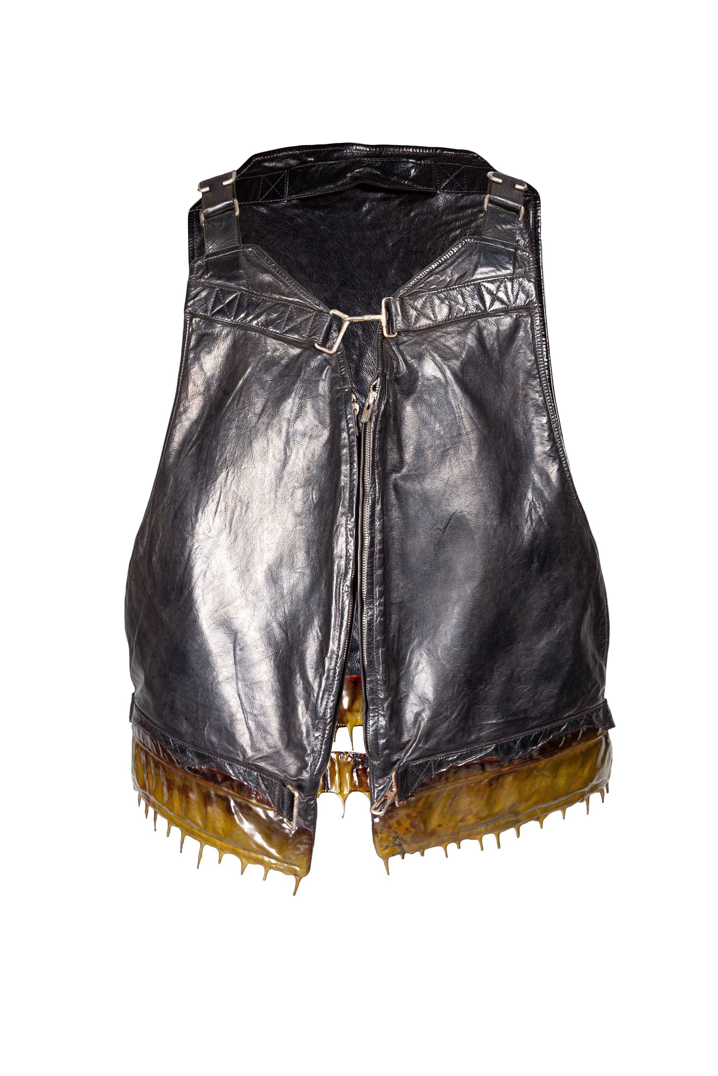 Object Dyed Drip Rubbered Vest Bag