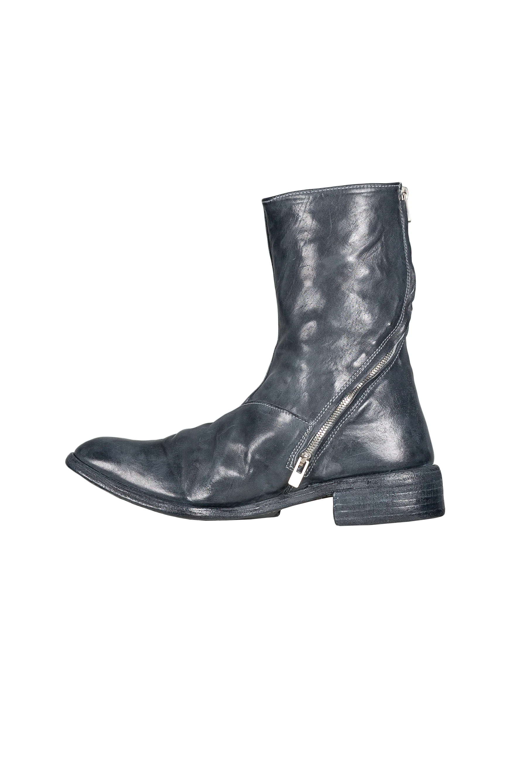 Object Dyed Lined Diagonal Zip Goodyear Boot - Image 4