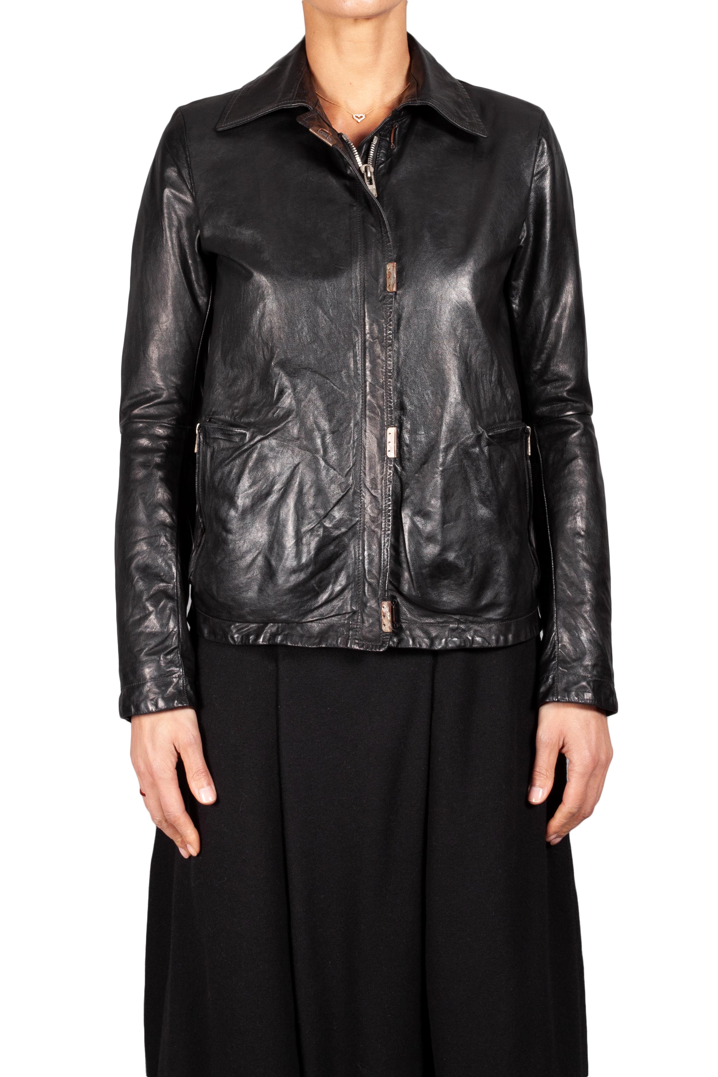 Object Dyed Lined Scarstitched Jacket