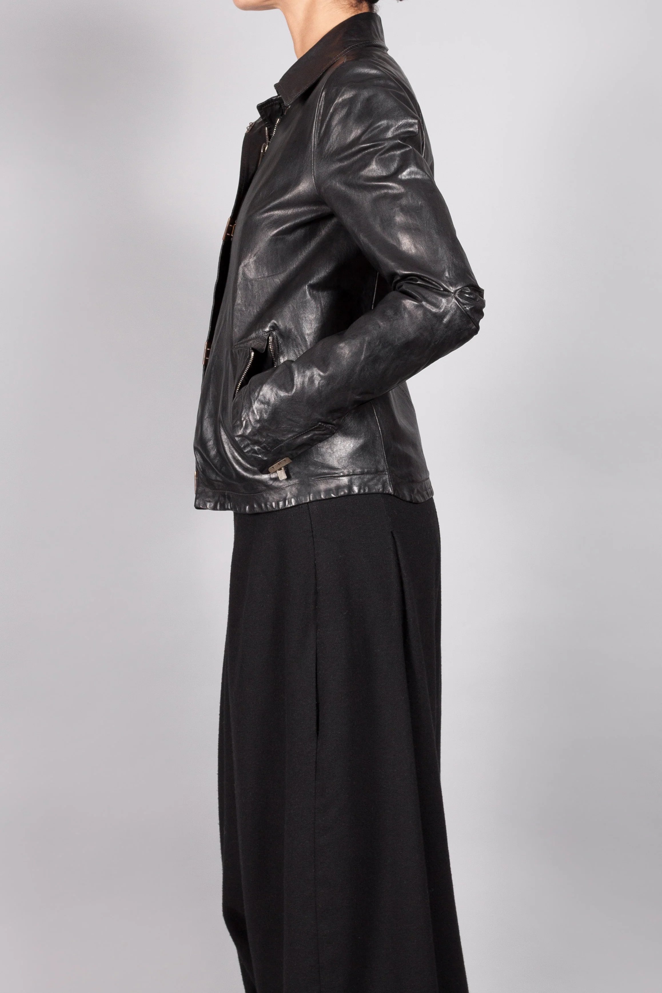 Object Dyed Lined Scarstitched Jacket - Image 2