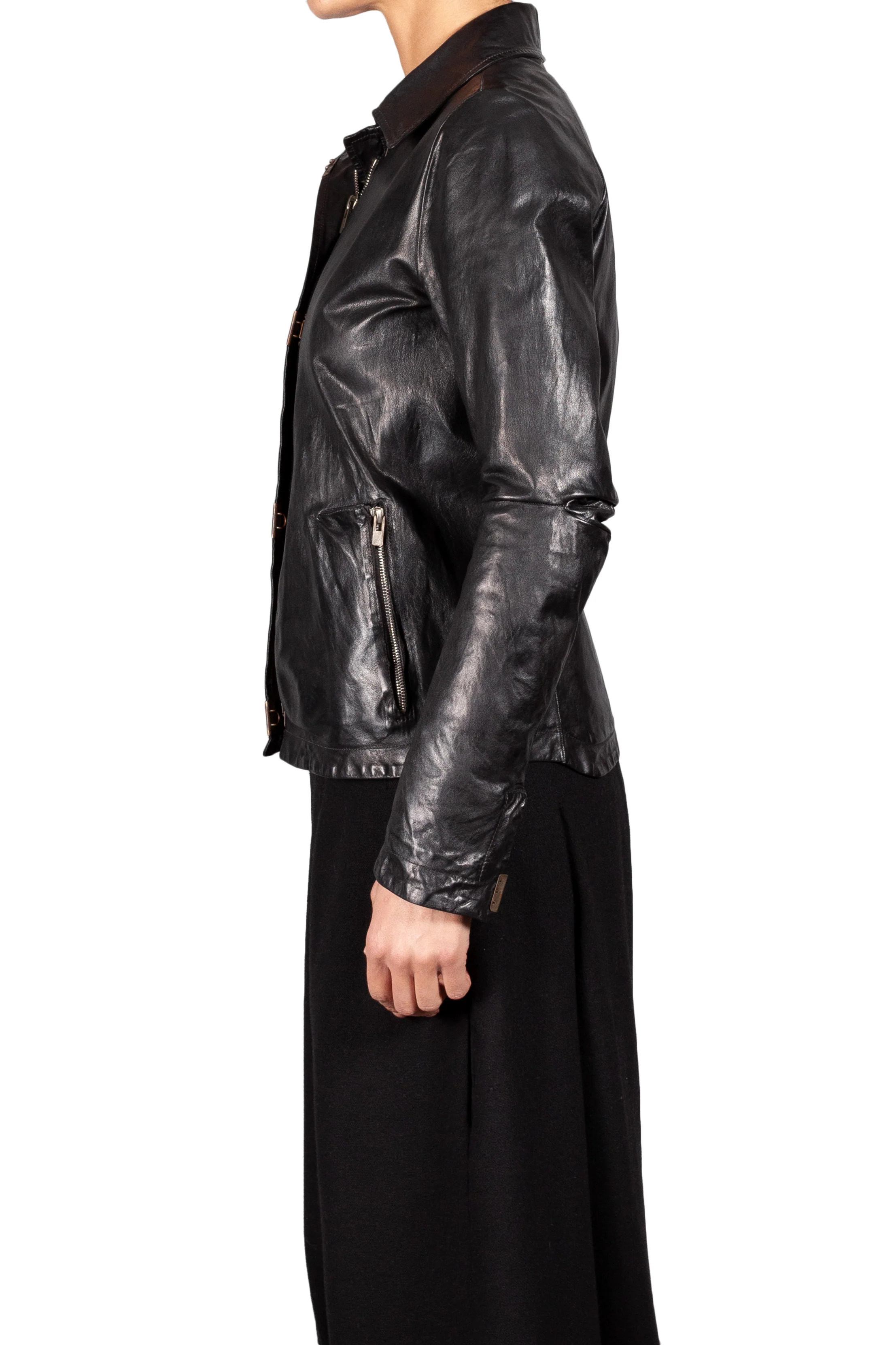 Object Dyed Lined Scarstitched Jacket - Image 3