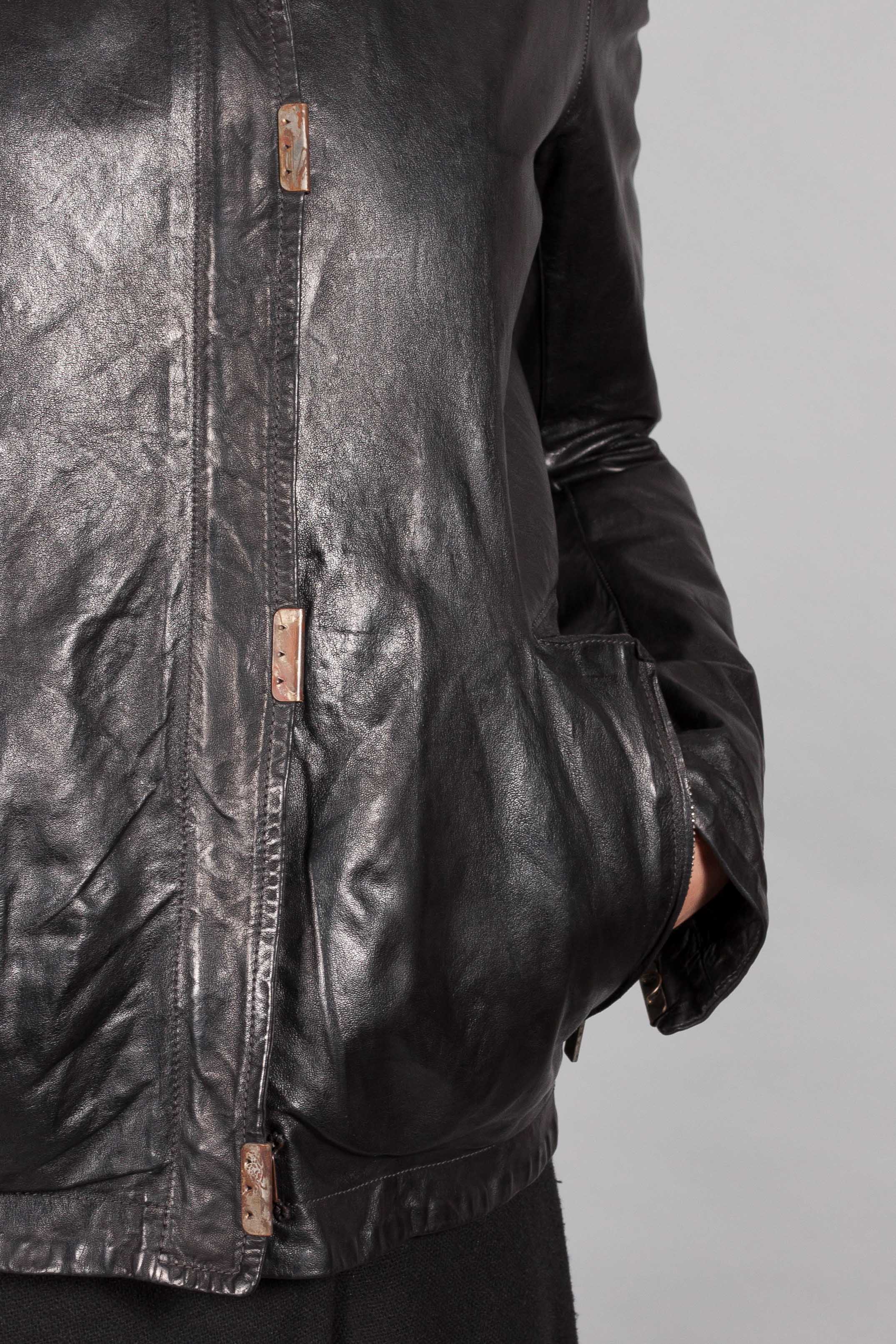 Object Dyed Lined Scarstitched Jacket - Image 6
