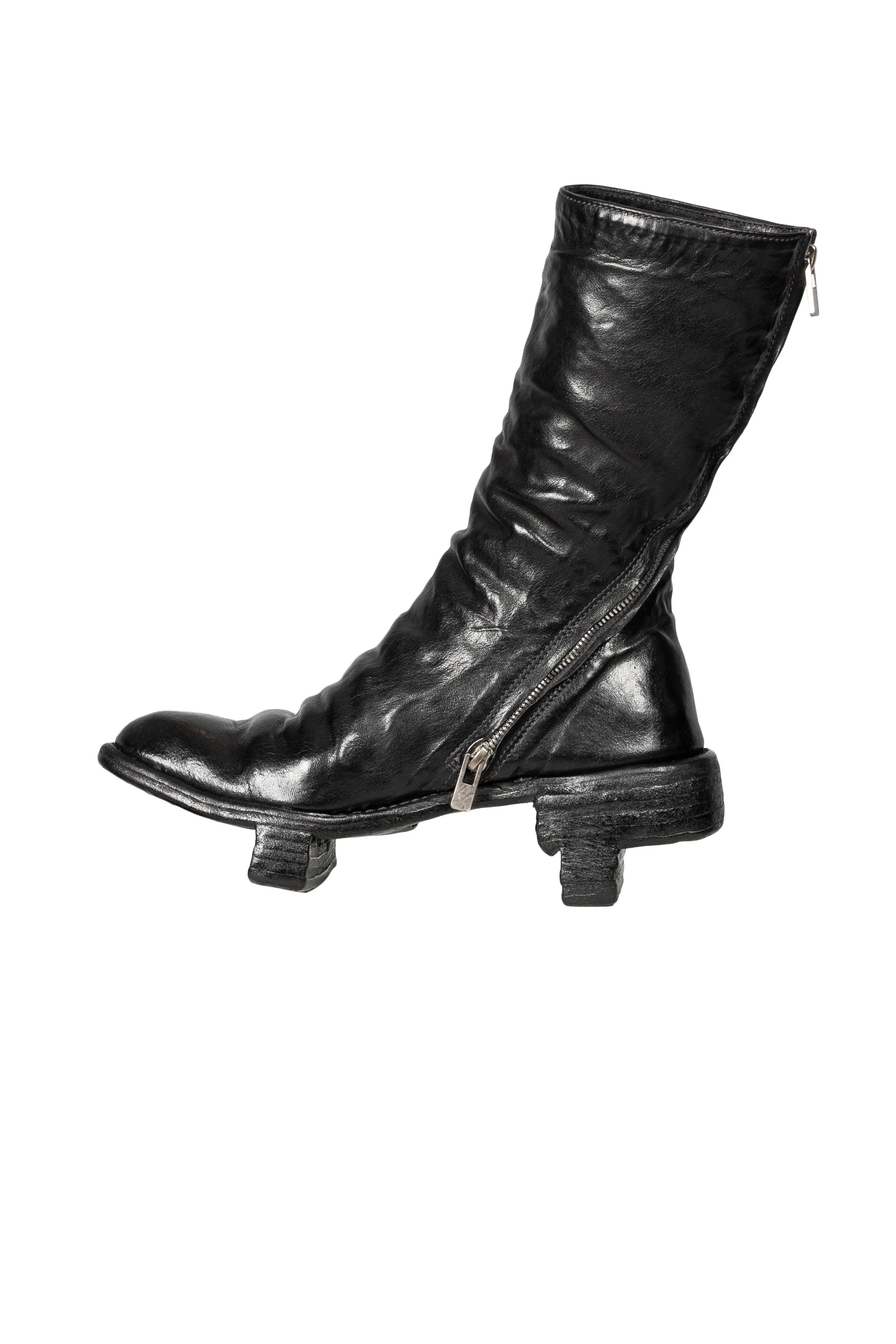 Object Dyed No Seam Diagonal Zip Geta Boot - Image 2