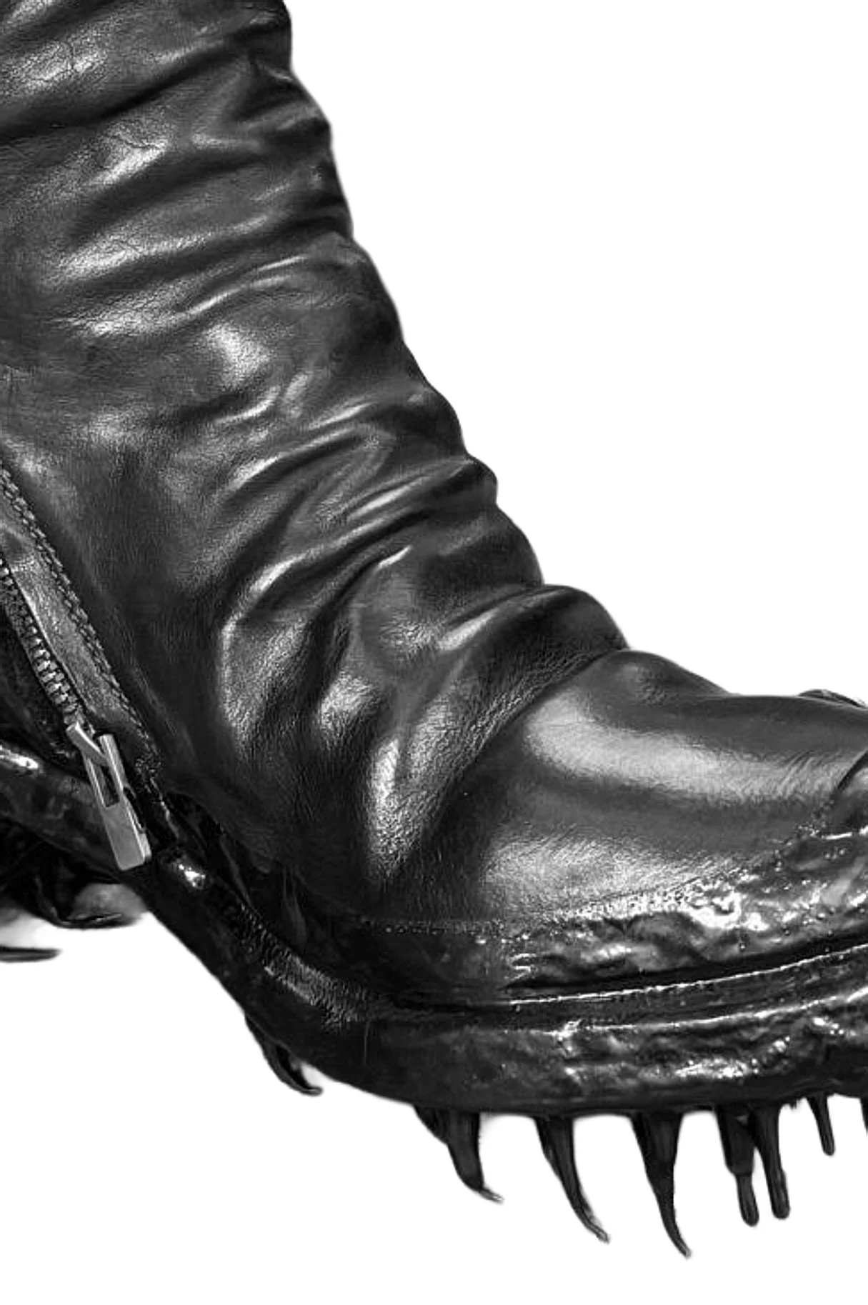 Object Dyed One Piece Drip Rubber Prosthetic Boot - Image 3
