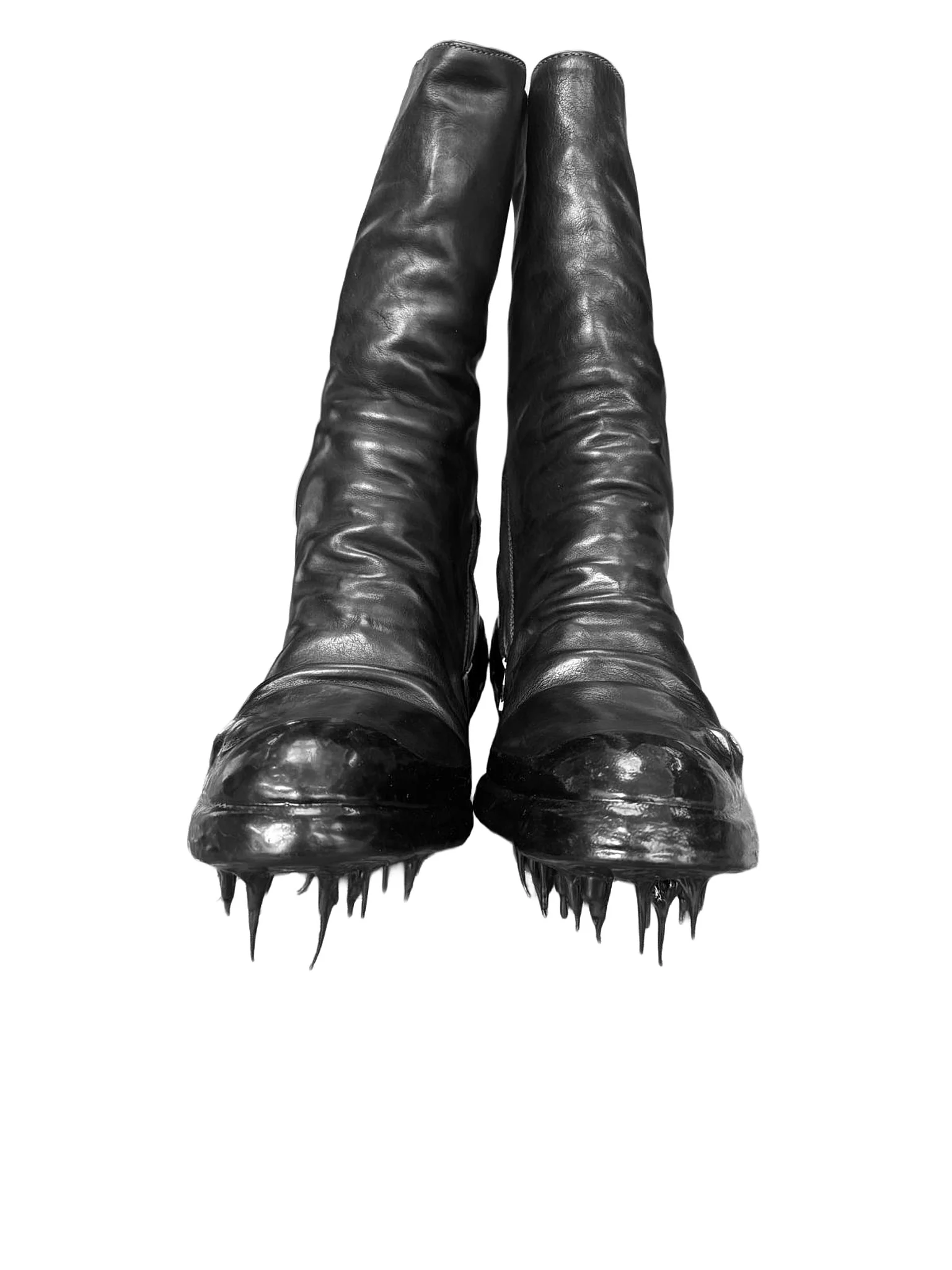 Object Dyed One Piece Drip Rubber Prosthetic Boot - Image 4