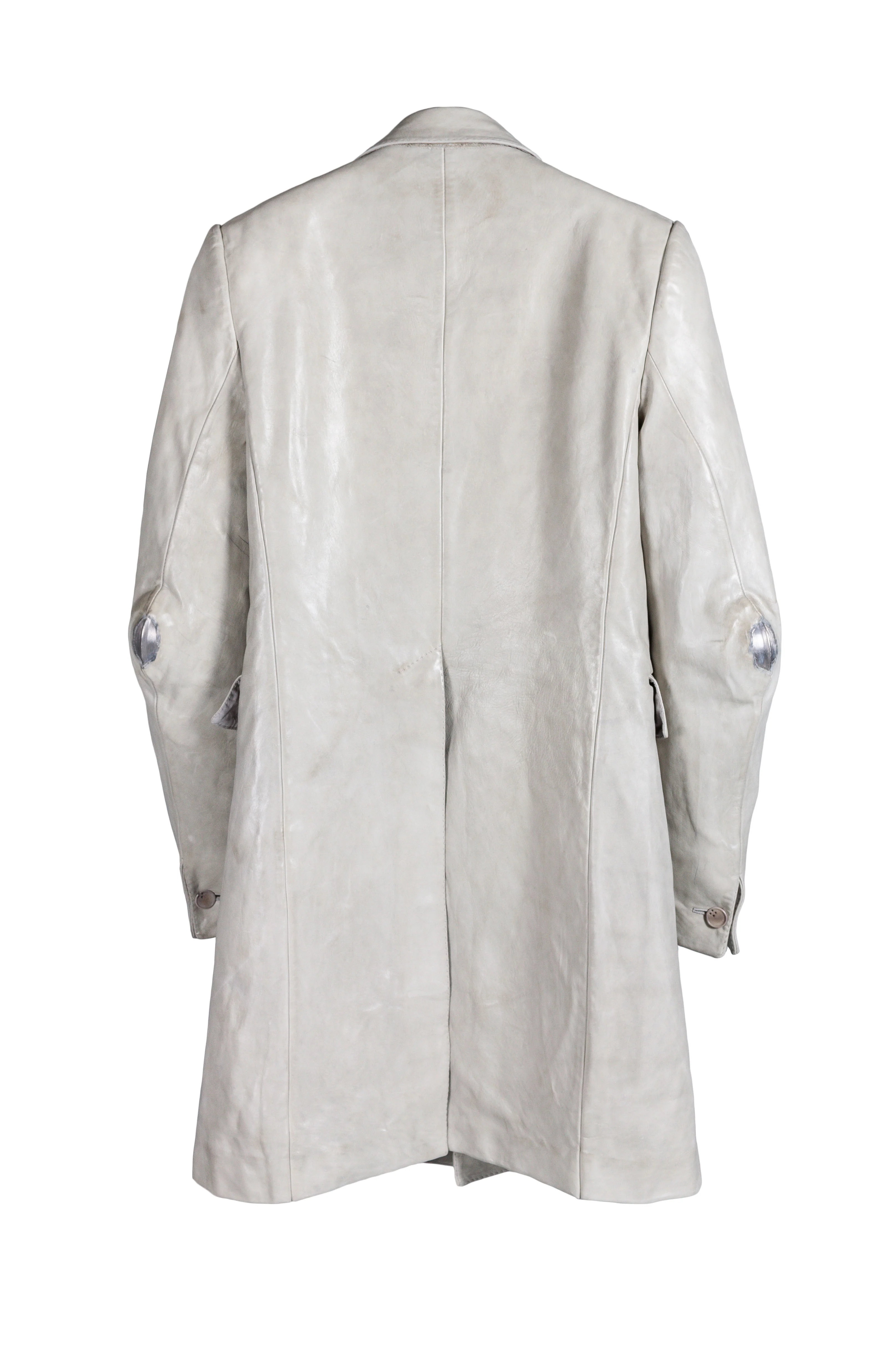 Object Dyed Prosthetic Elbow, Lined Unlined Leather Jacket - Image 3