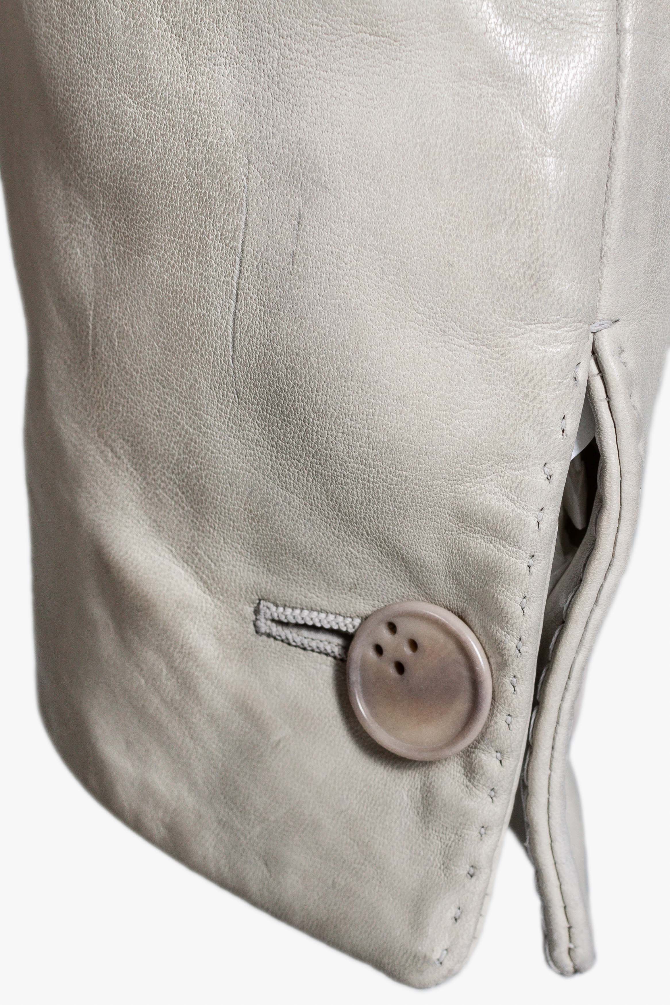 Object Dyed Prosthetic Elbow, Lined Unlined Leather Jacket - Image 5