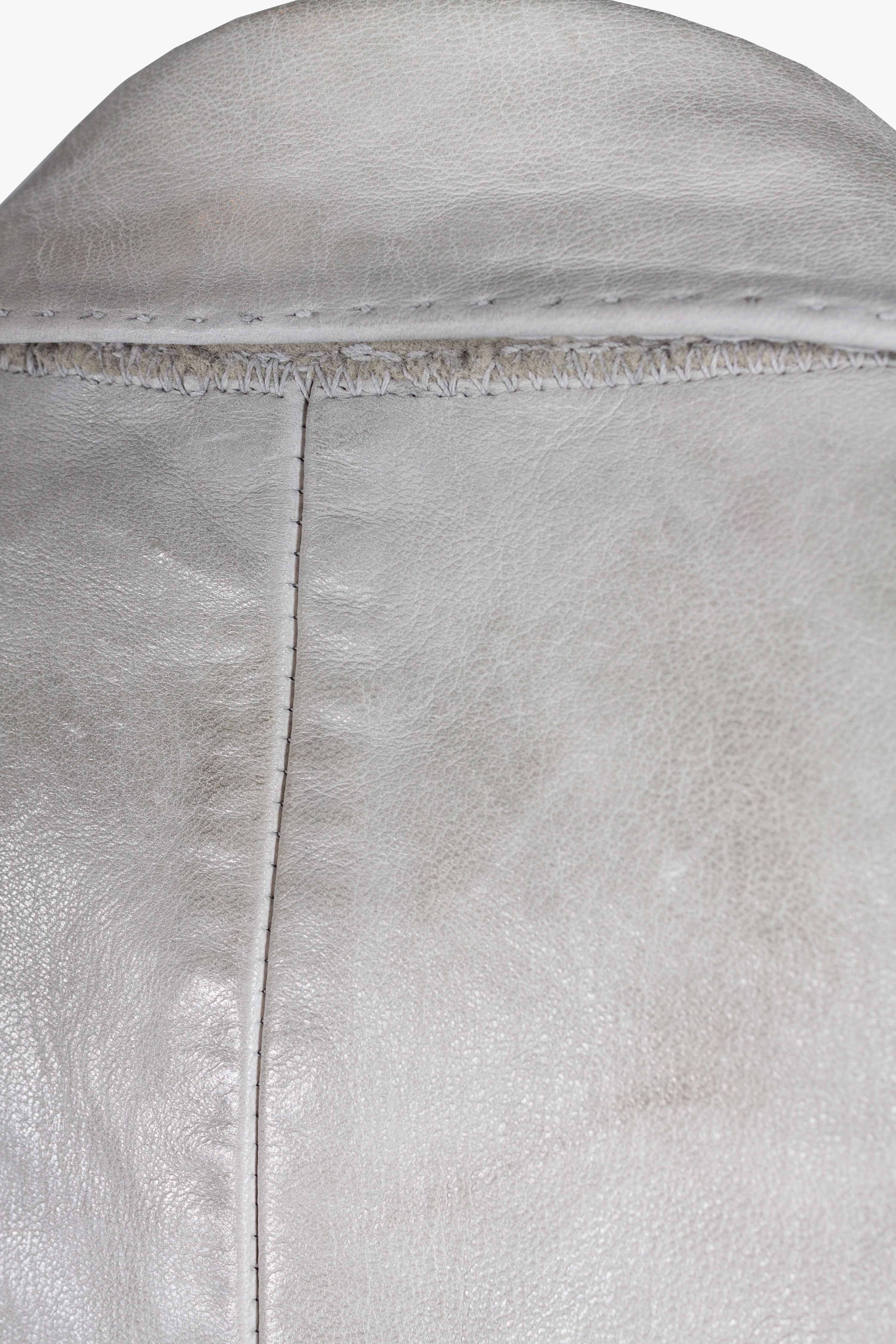 Object Dyed Prosthetic Elbow, Lined Unlined Leather Jacket - Image 6