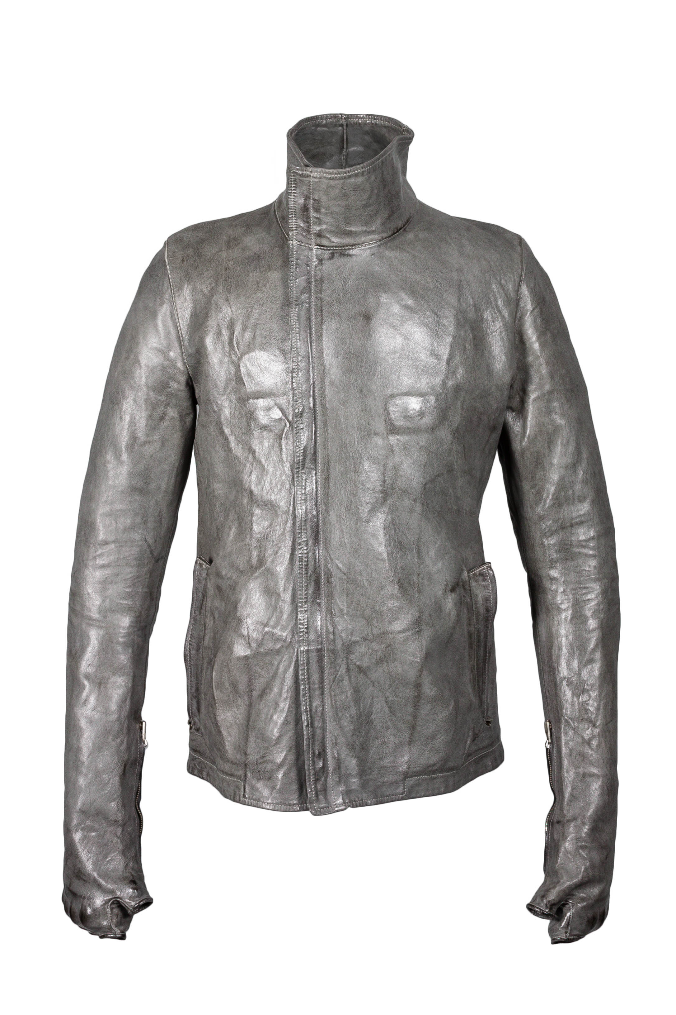 Object Dyed Spine Elbow and Hand Leather Jacket